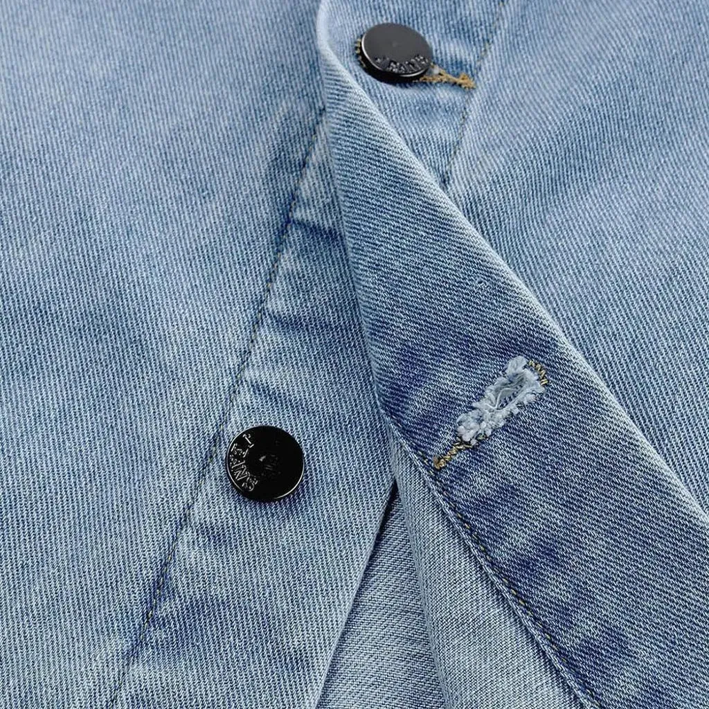 90s light-wash women's jean jacket