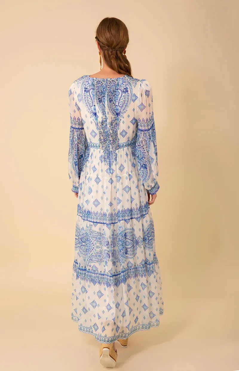 Alaia Maxi Dress - Blue