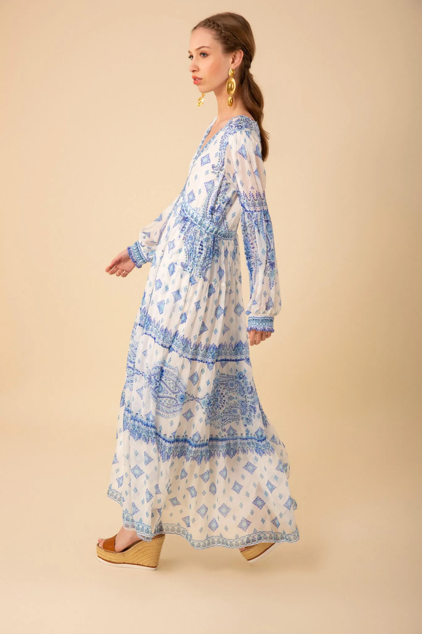 Alaia Maxi Dress - Blue
