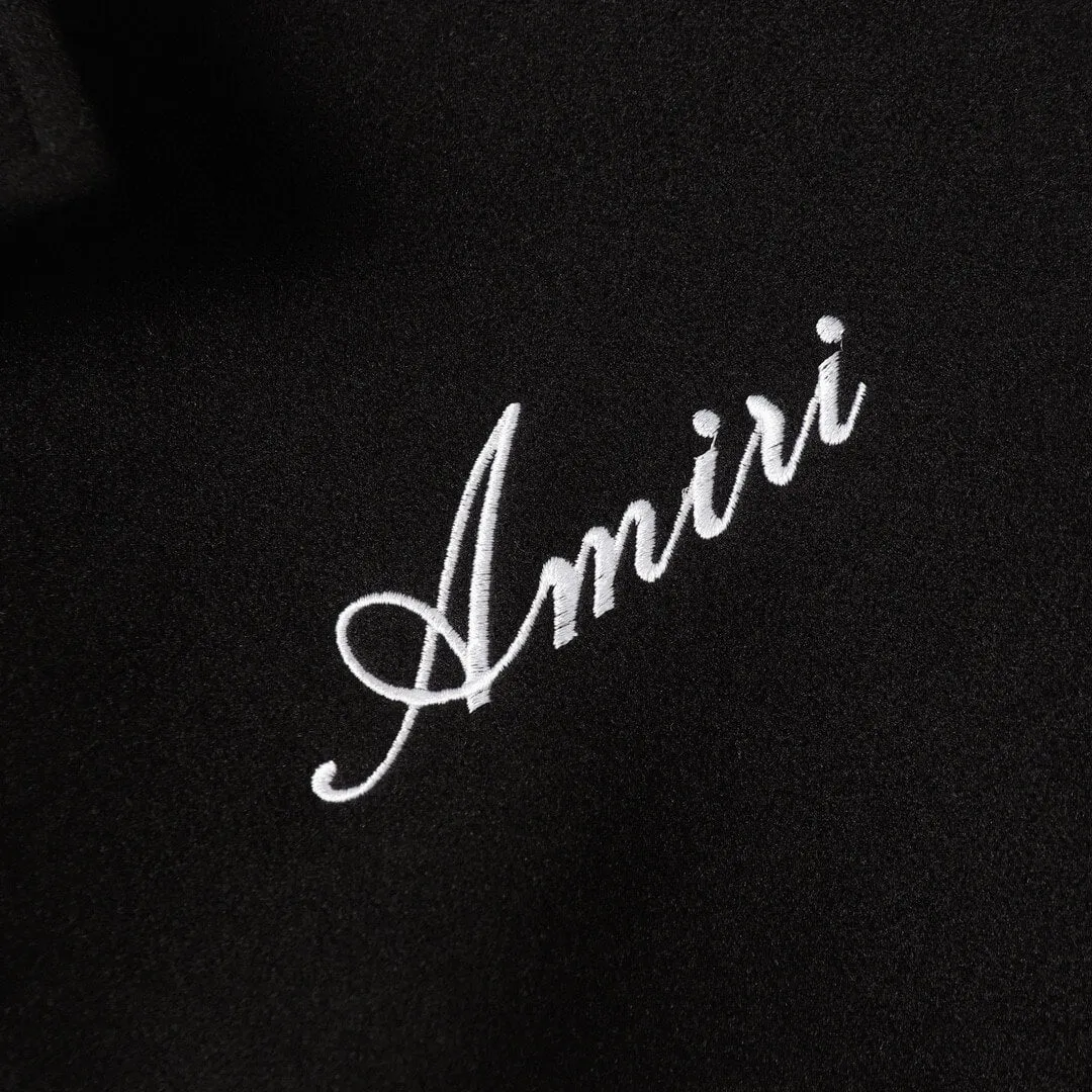 Amiri Bones Black Varsity Jacket