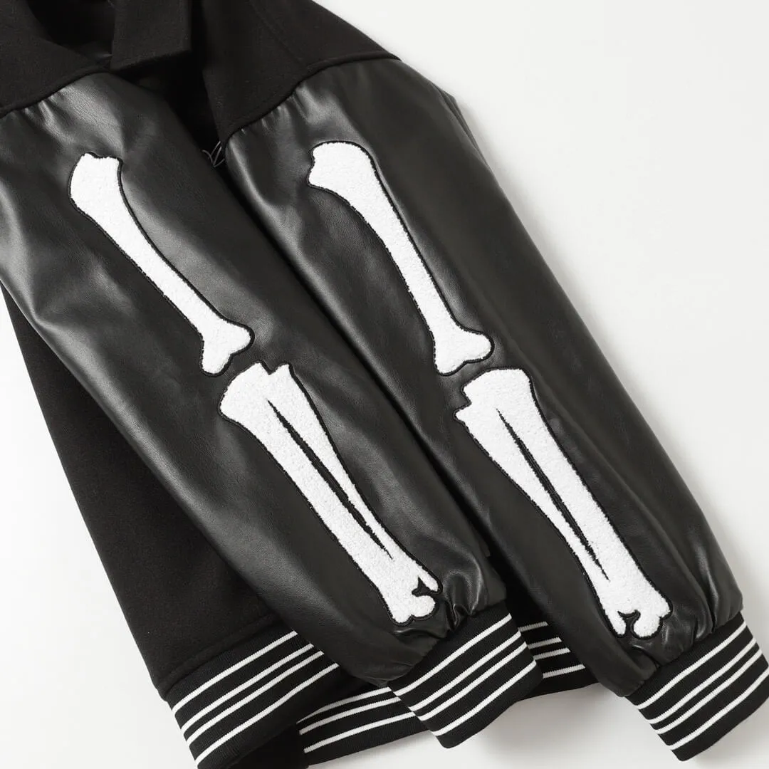 Amiri Bones Black Varsity Jacket