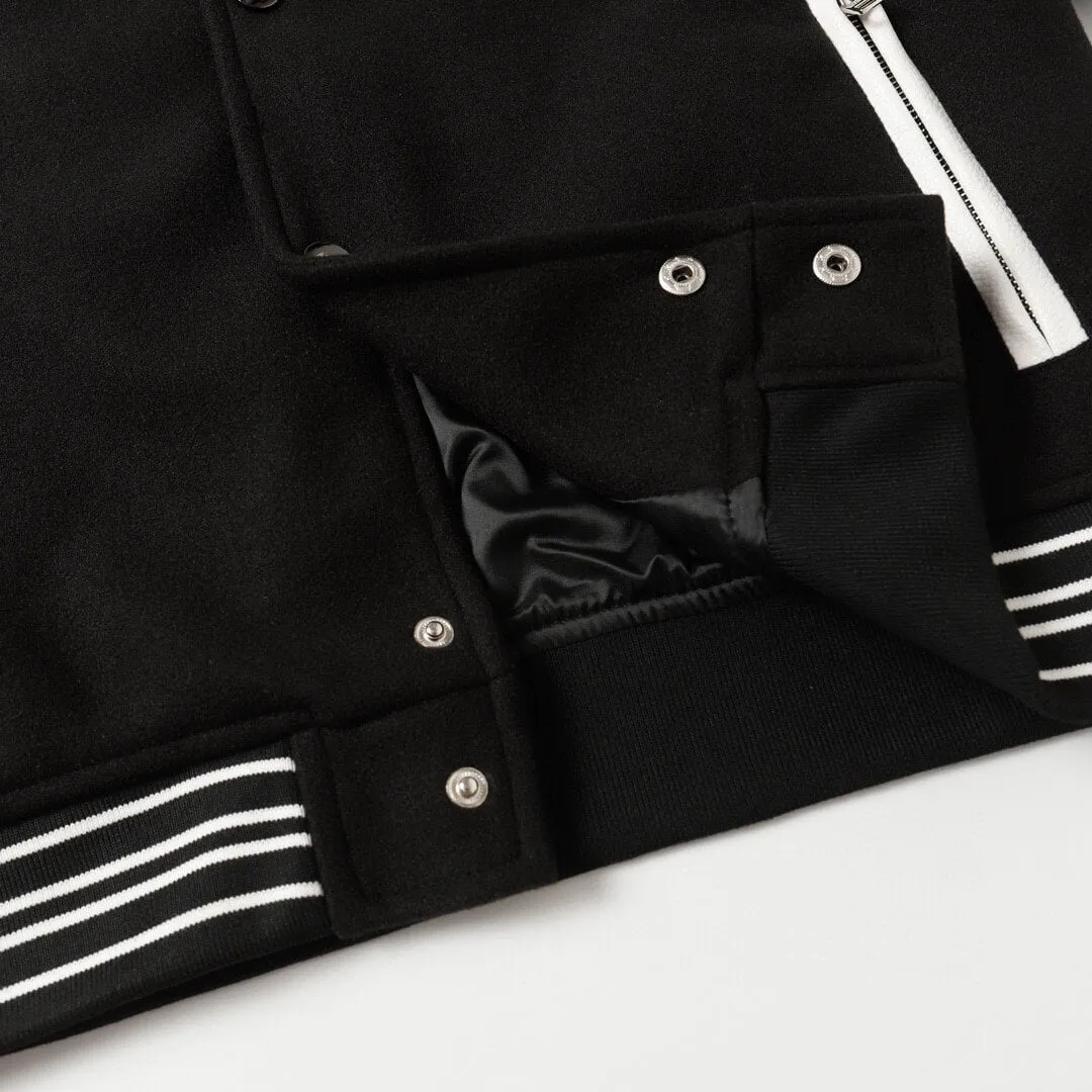 Amiri Bones Black Varsity Jacket