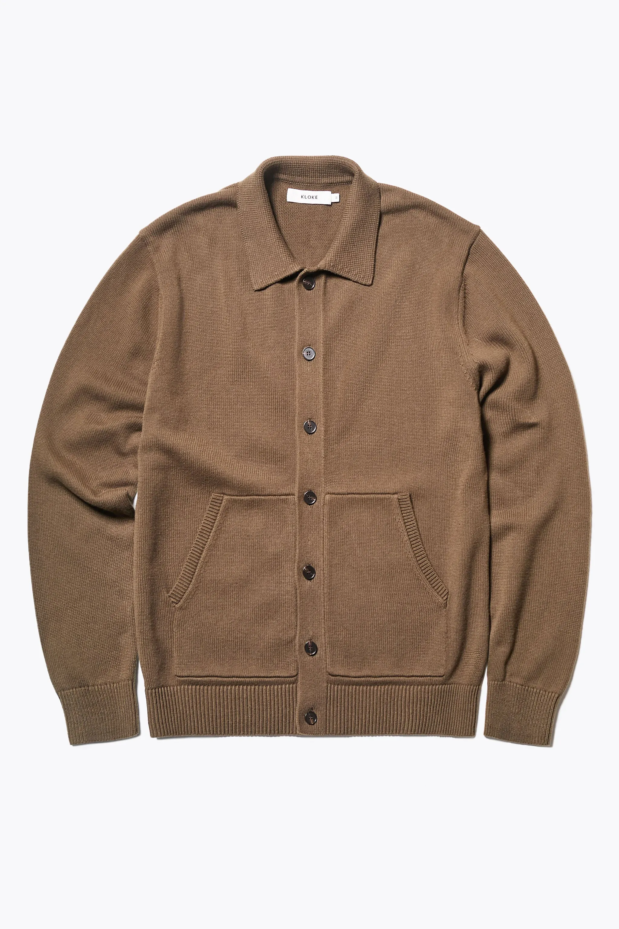 Anvil Collar Cardigan Olive