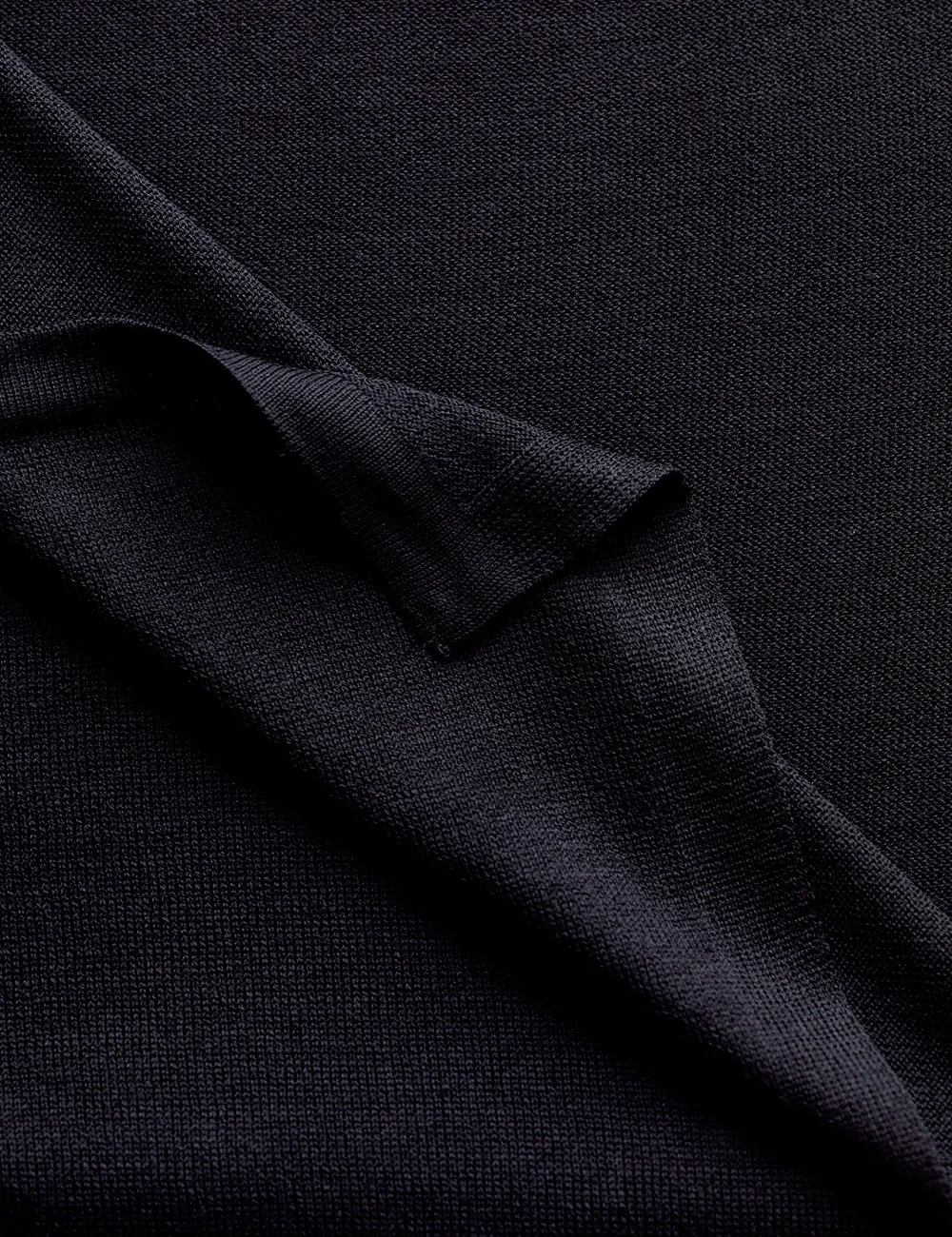 Australian Superfine Merino / Silk Wrap - Black