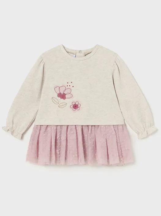 Baby Girl Flower Fleece Dress