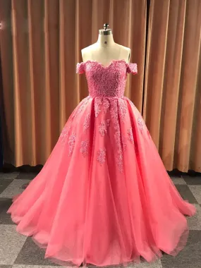 Ball Gown Cap Sleeve Lace Appliques Prom Dress 2022 Ivory Sweetheart Wedding Dress SMT07214