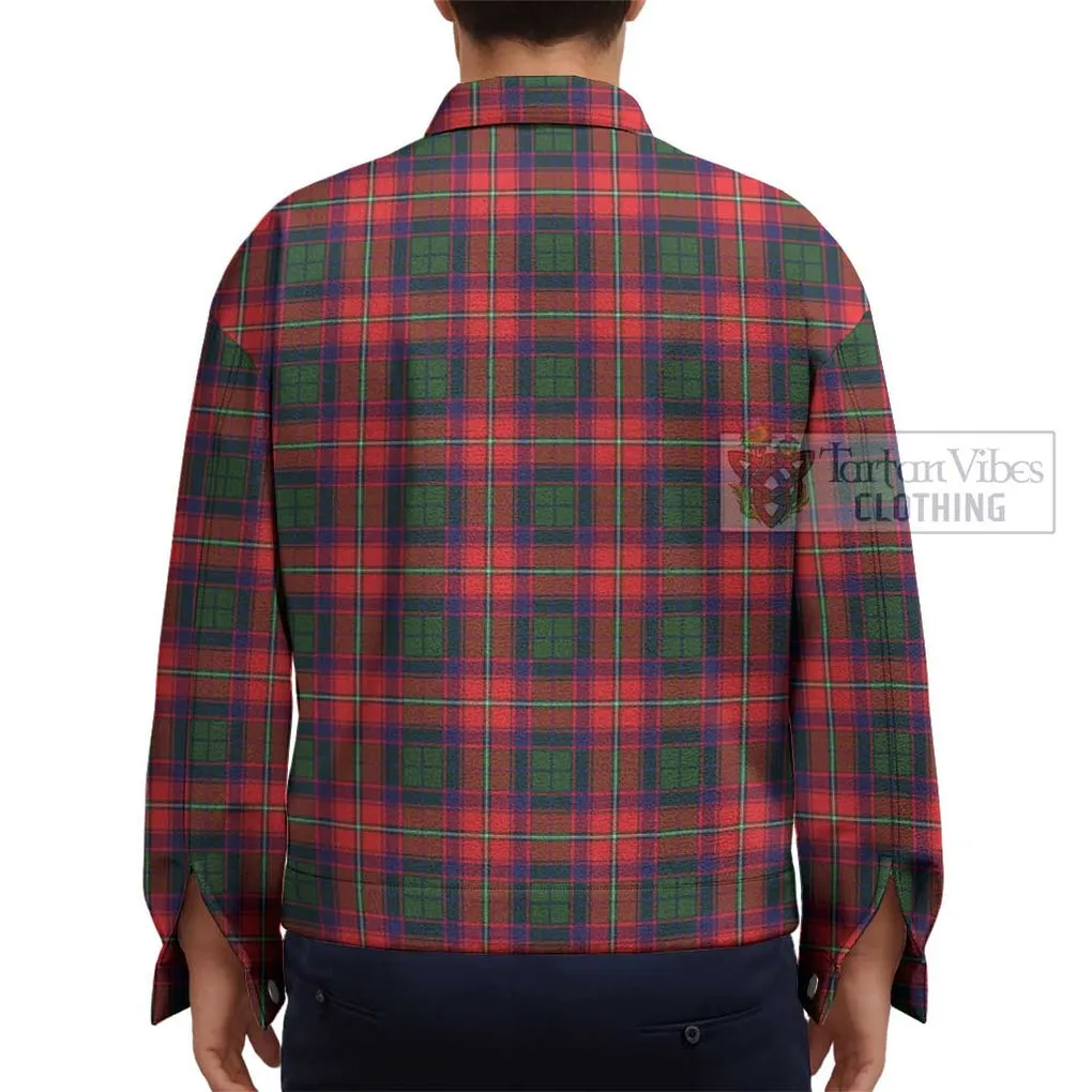 Belsches Tartan Unisex Lapel Cotton Jacket