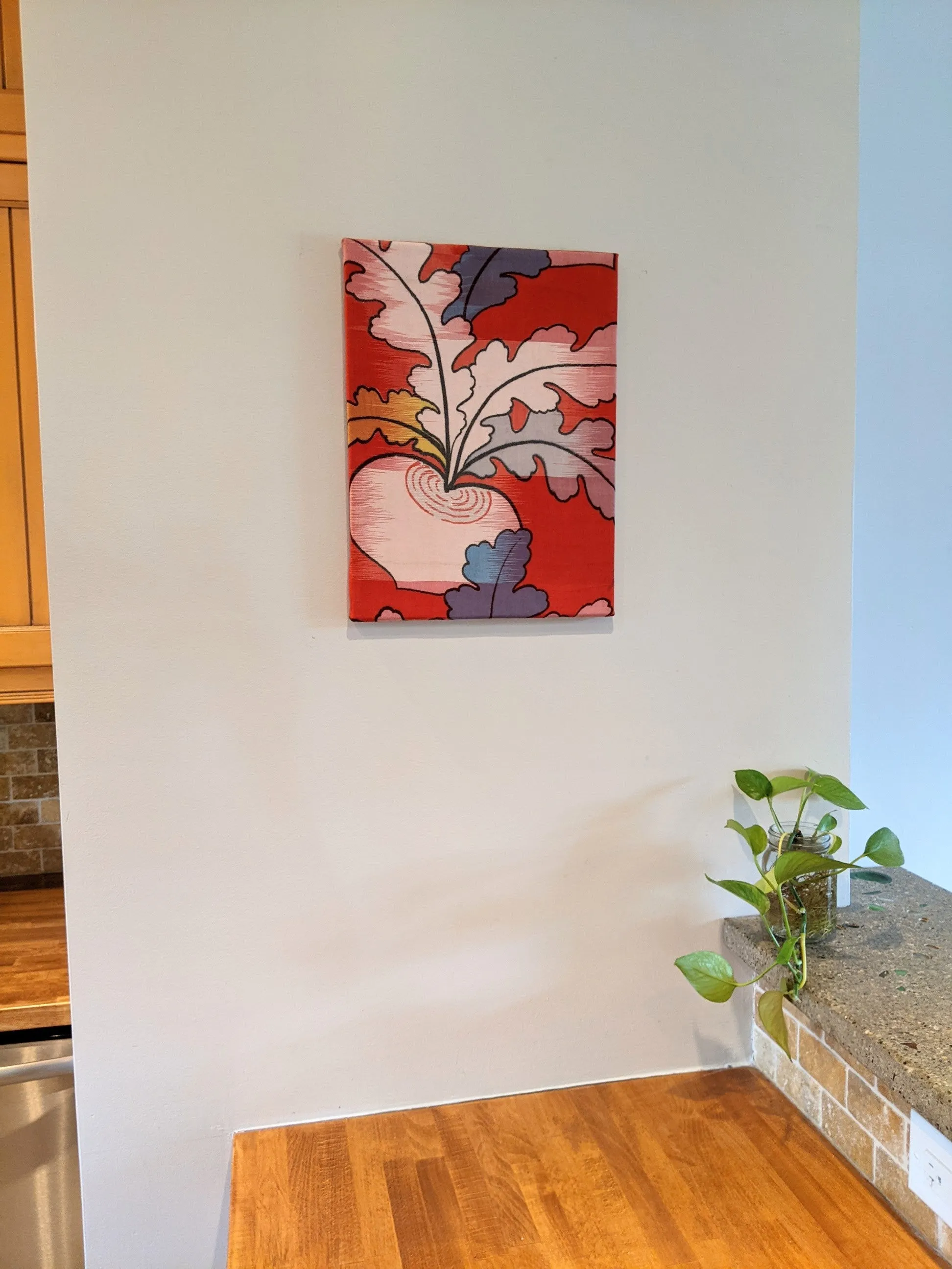 Big turnip wall art