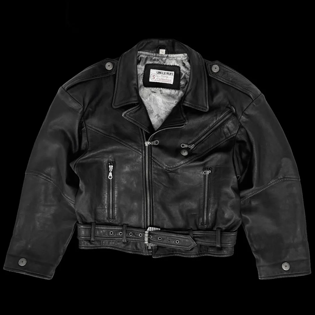 Biker leather jacket