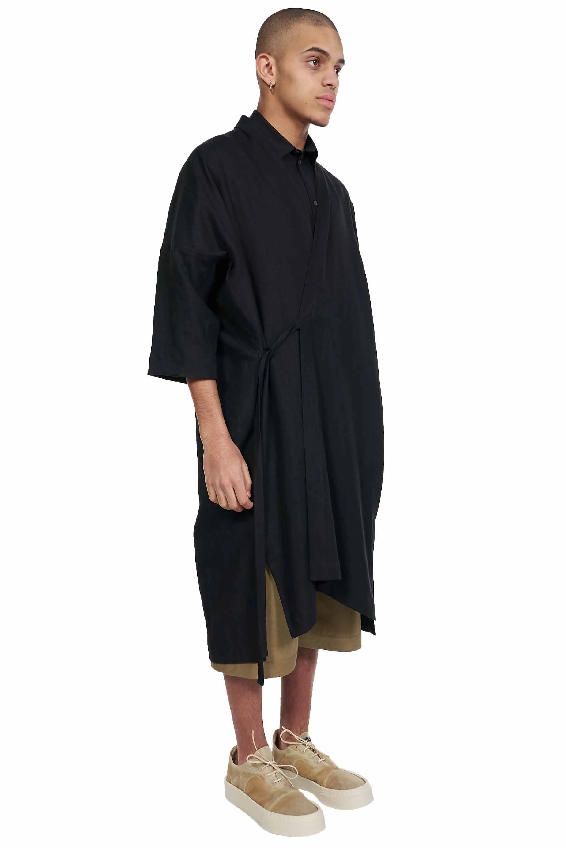 Black Kimono Robe
