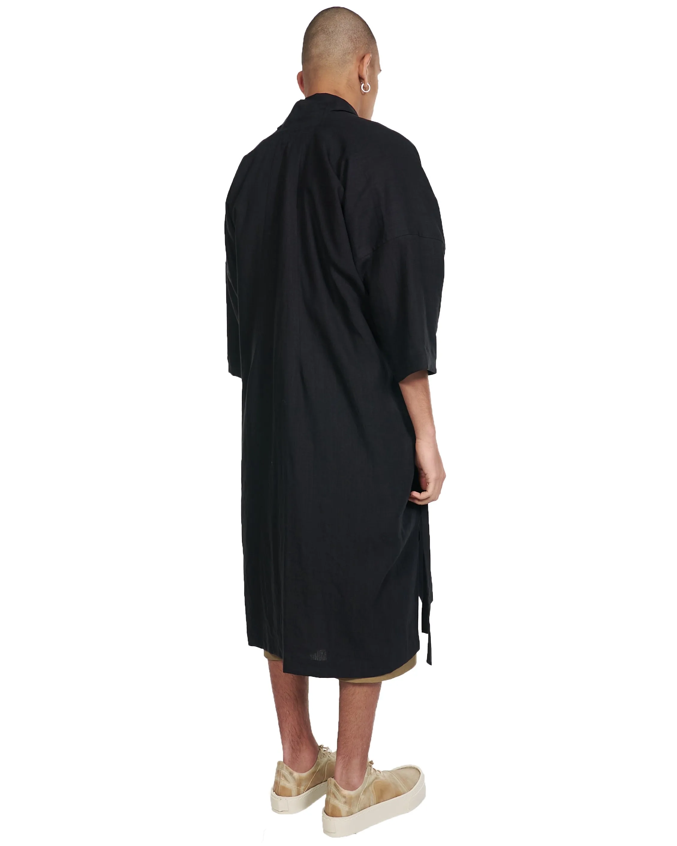 Black Kimono Robe