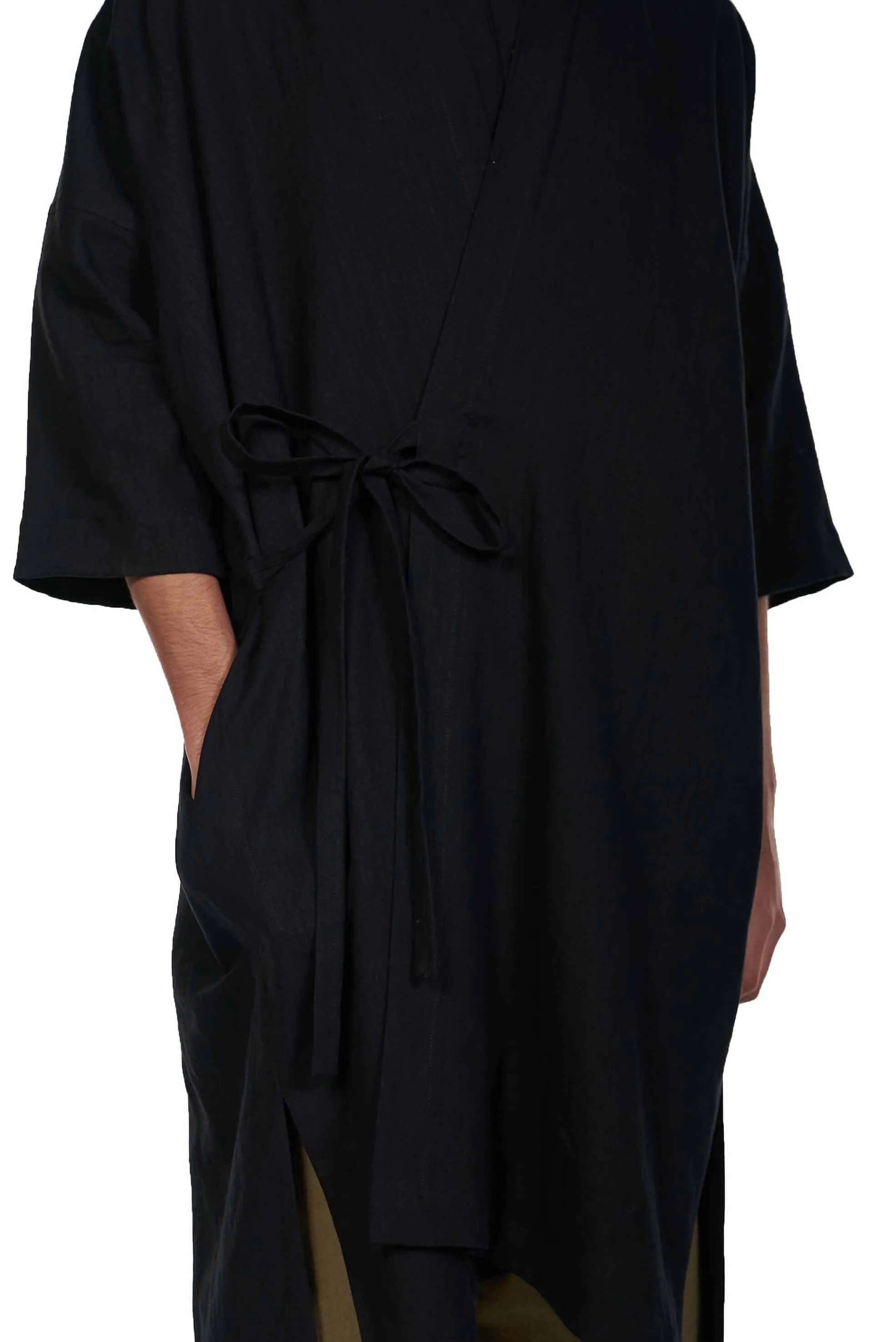Black Kimono Robe