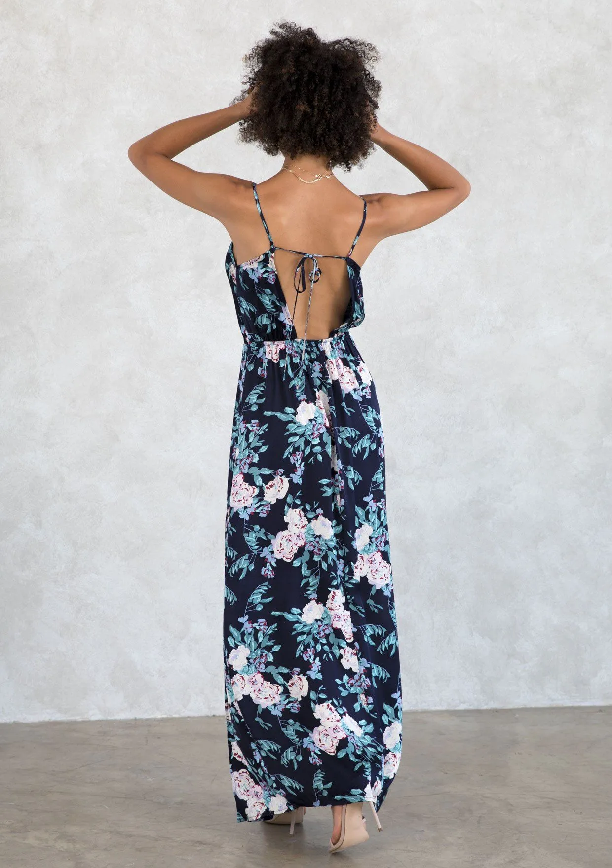 Bloom Cowlneck Maxi Dress