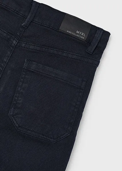 Boys Blue Black Relaxed Pants