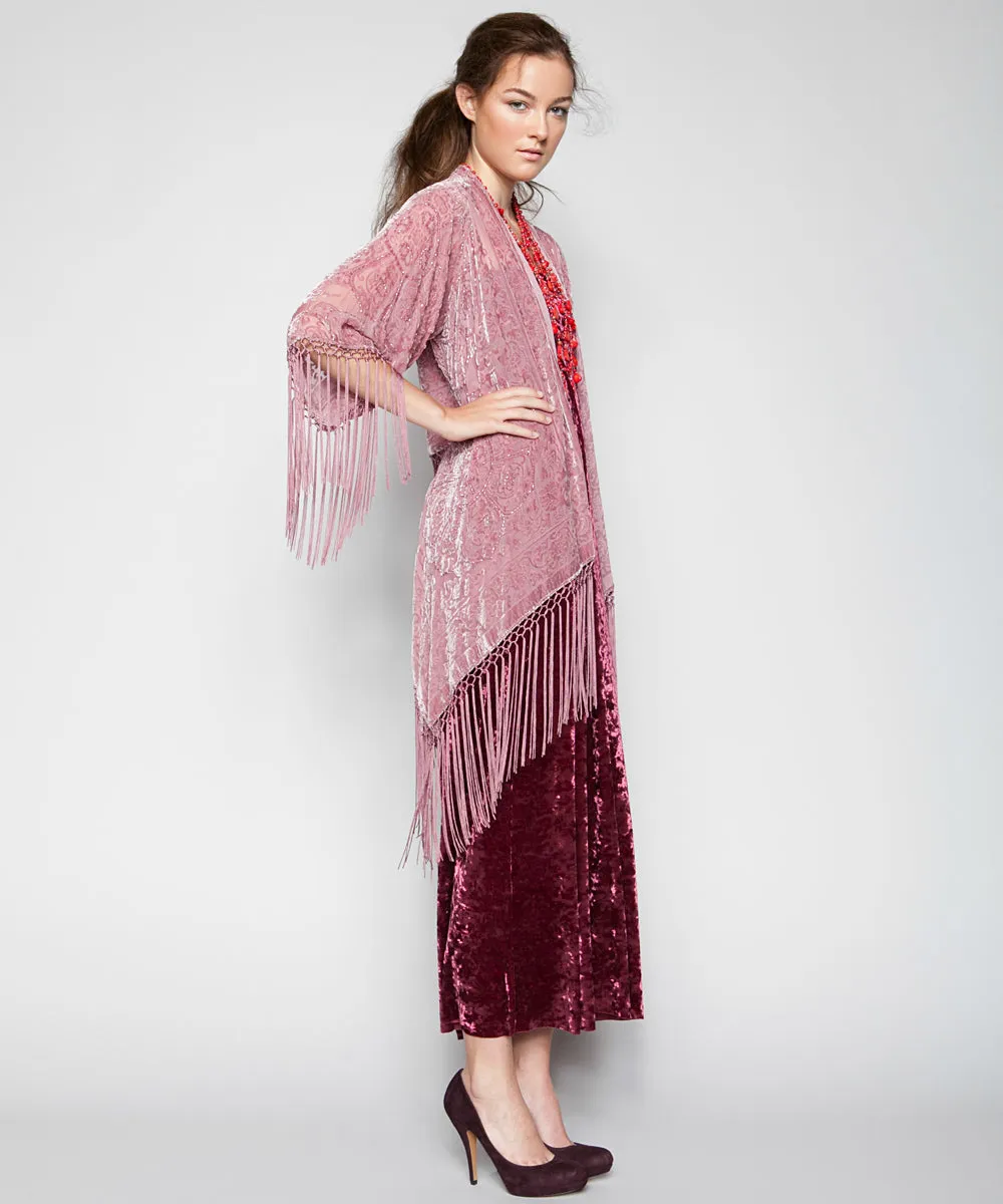 CRIMSON AND CLOVER SHORT KIMONO