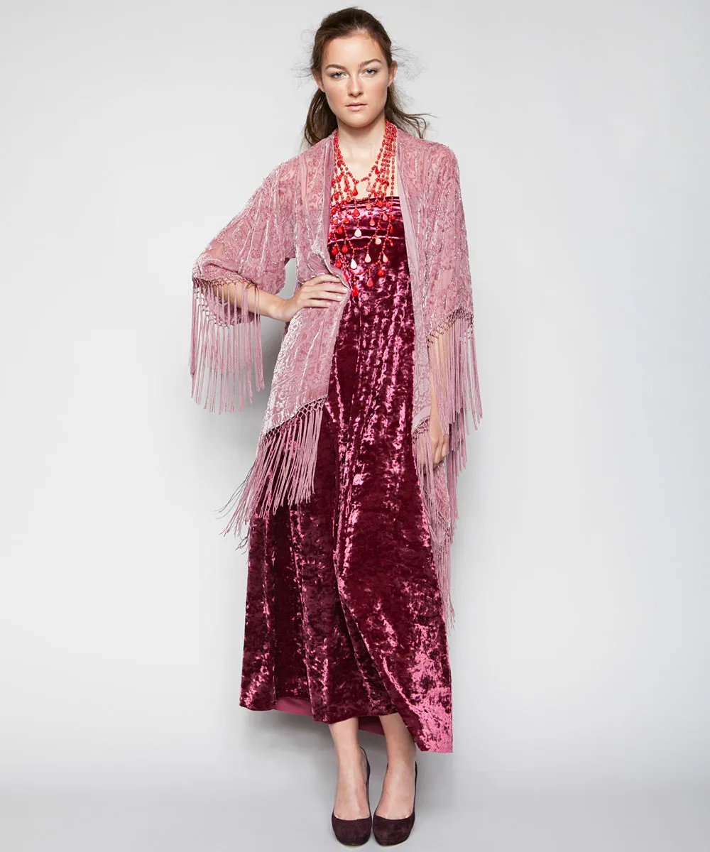 CRIMSON AND CLOVER SHORT KIMONO
