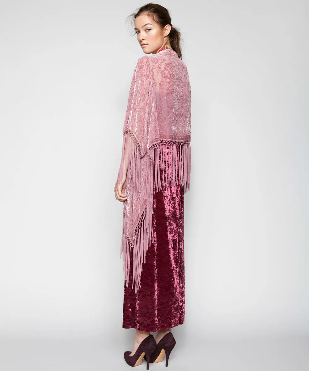 CRIMSON AND CLOVER SHORT KIMONO