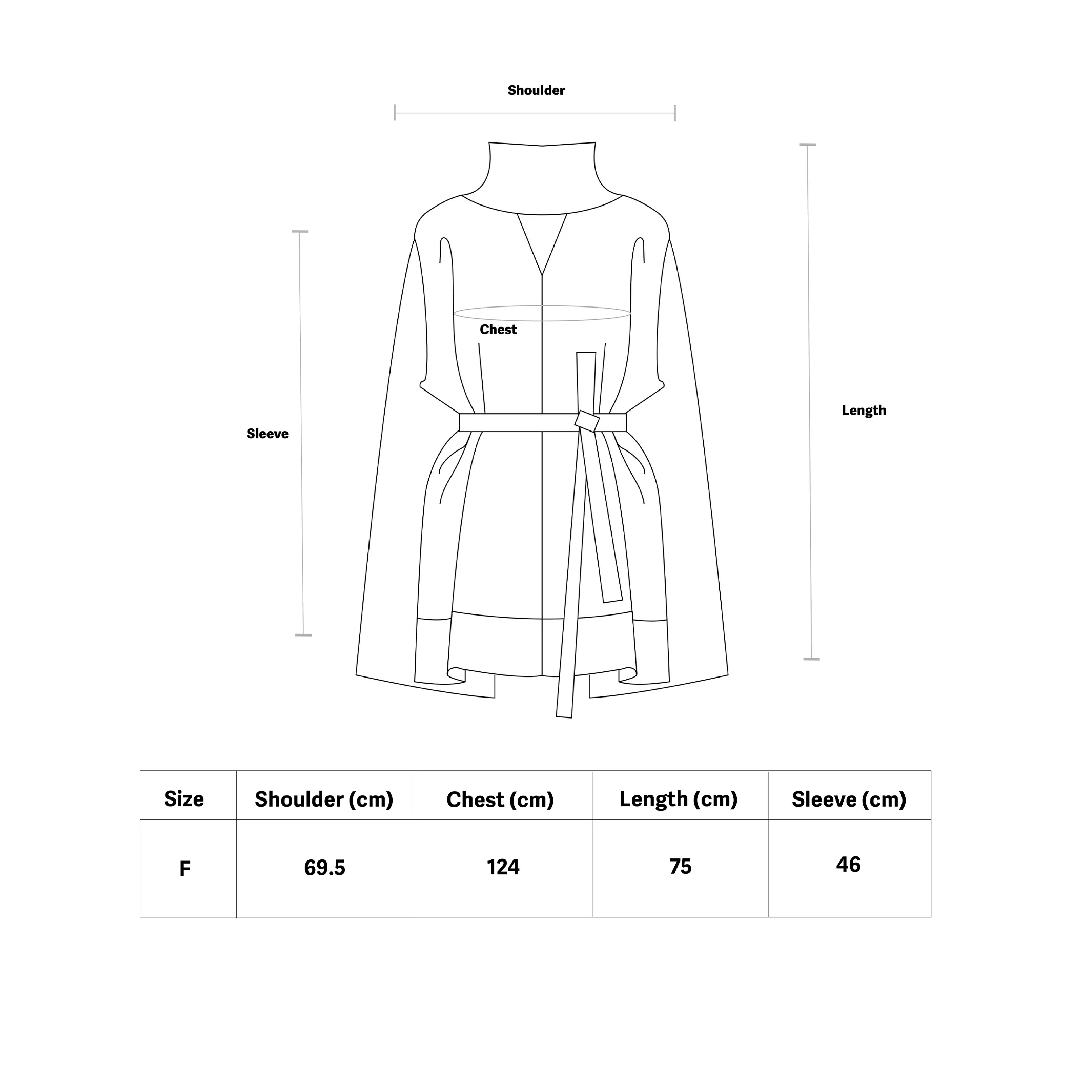 Deconstructed Kimono Sleeve Tie Sweater