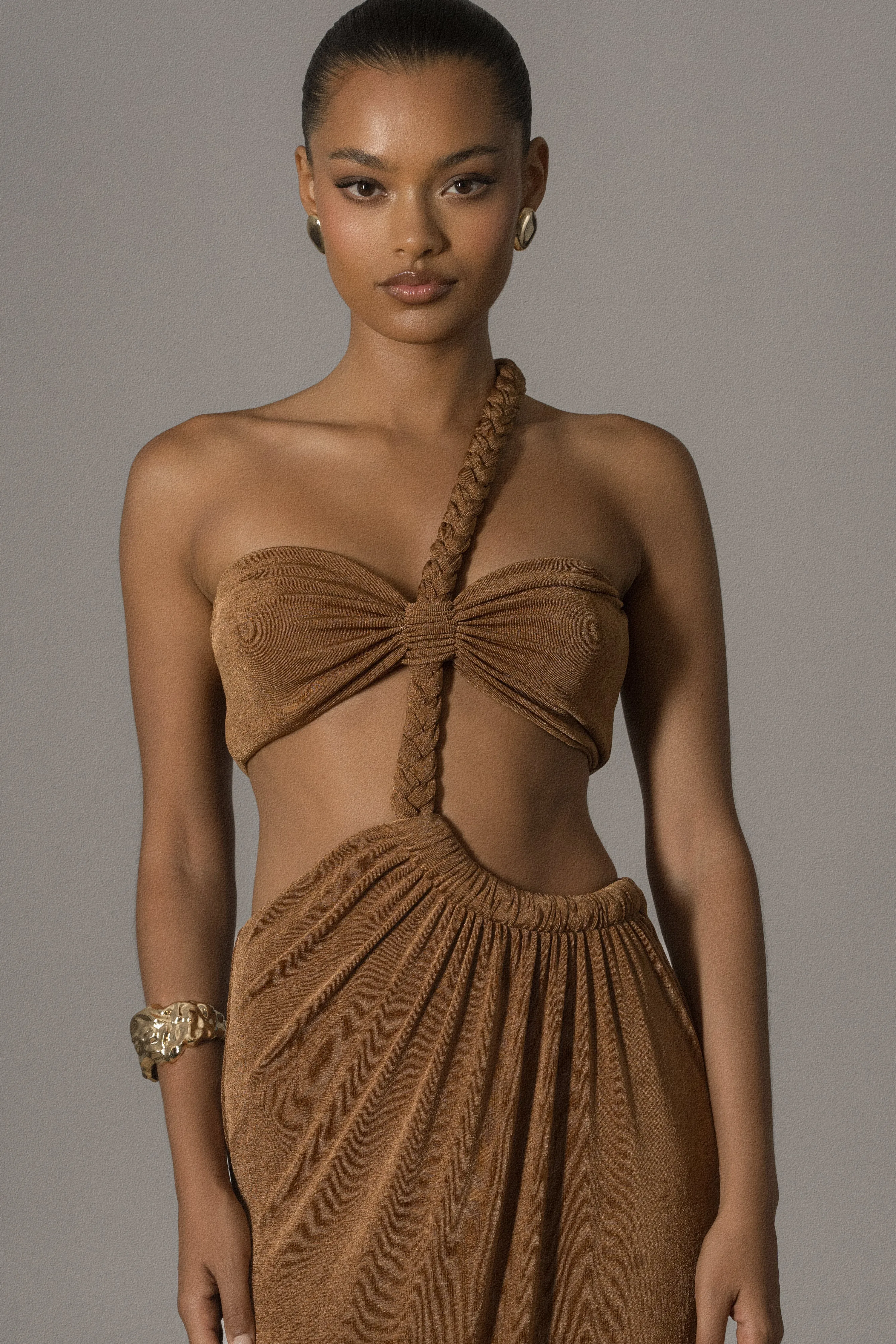 Ema One Shoulder Maxi Dress