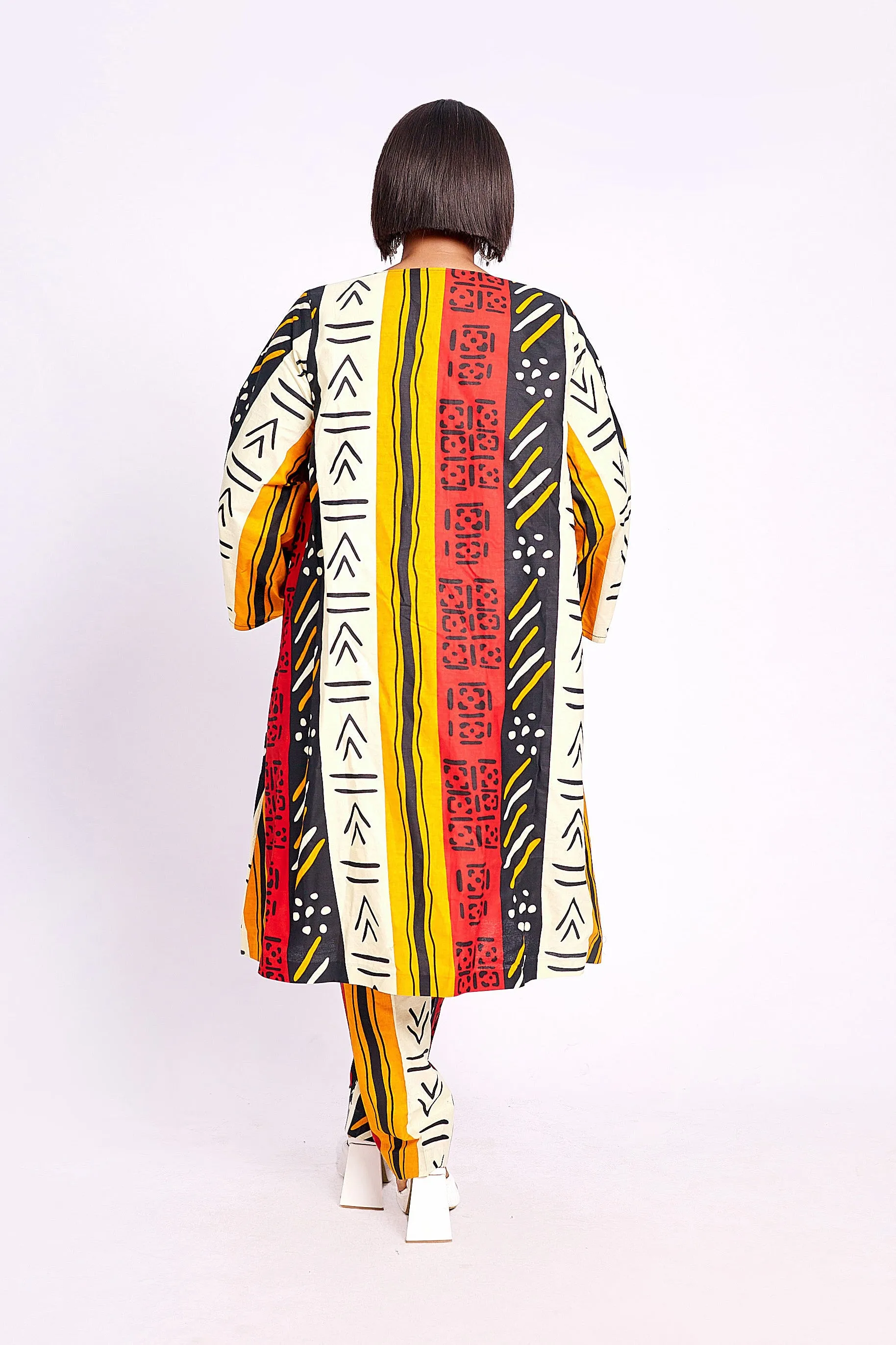 FOLAMI AFRICAN PRINT KIMONO