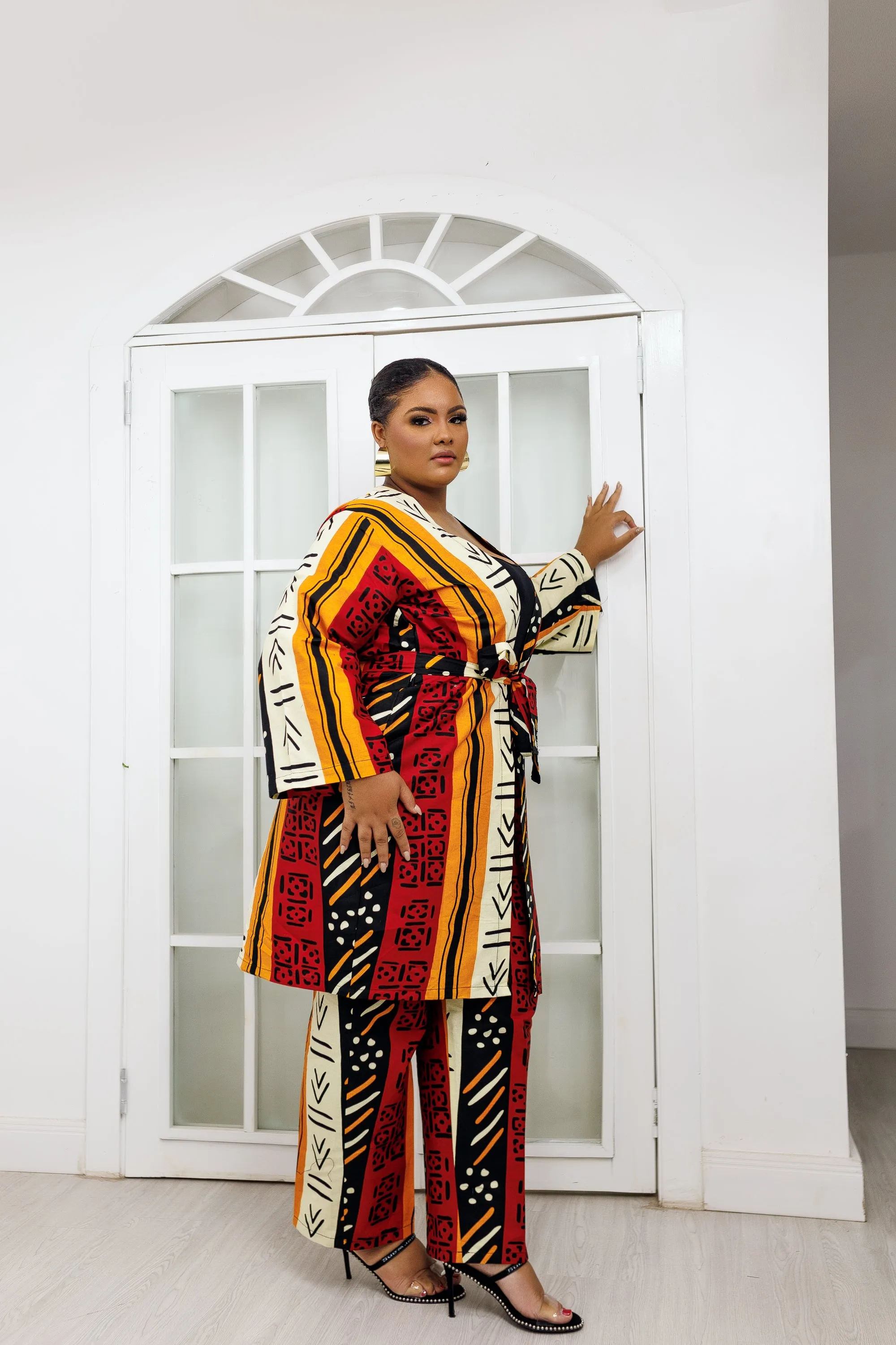 FOLAMI AFRICAN PRINT KIMONO