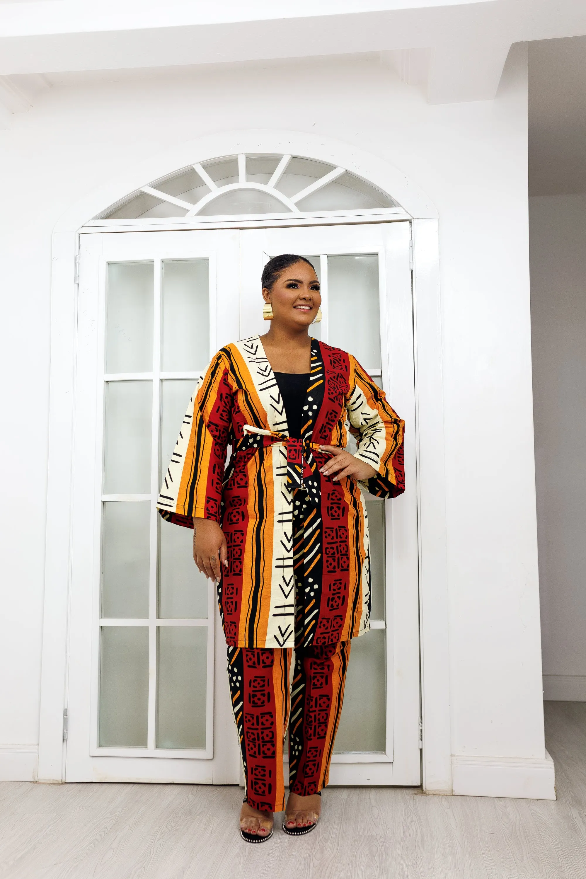 FOLAMI AFRICAN PRINT KIMONO