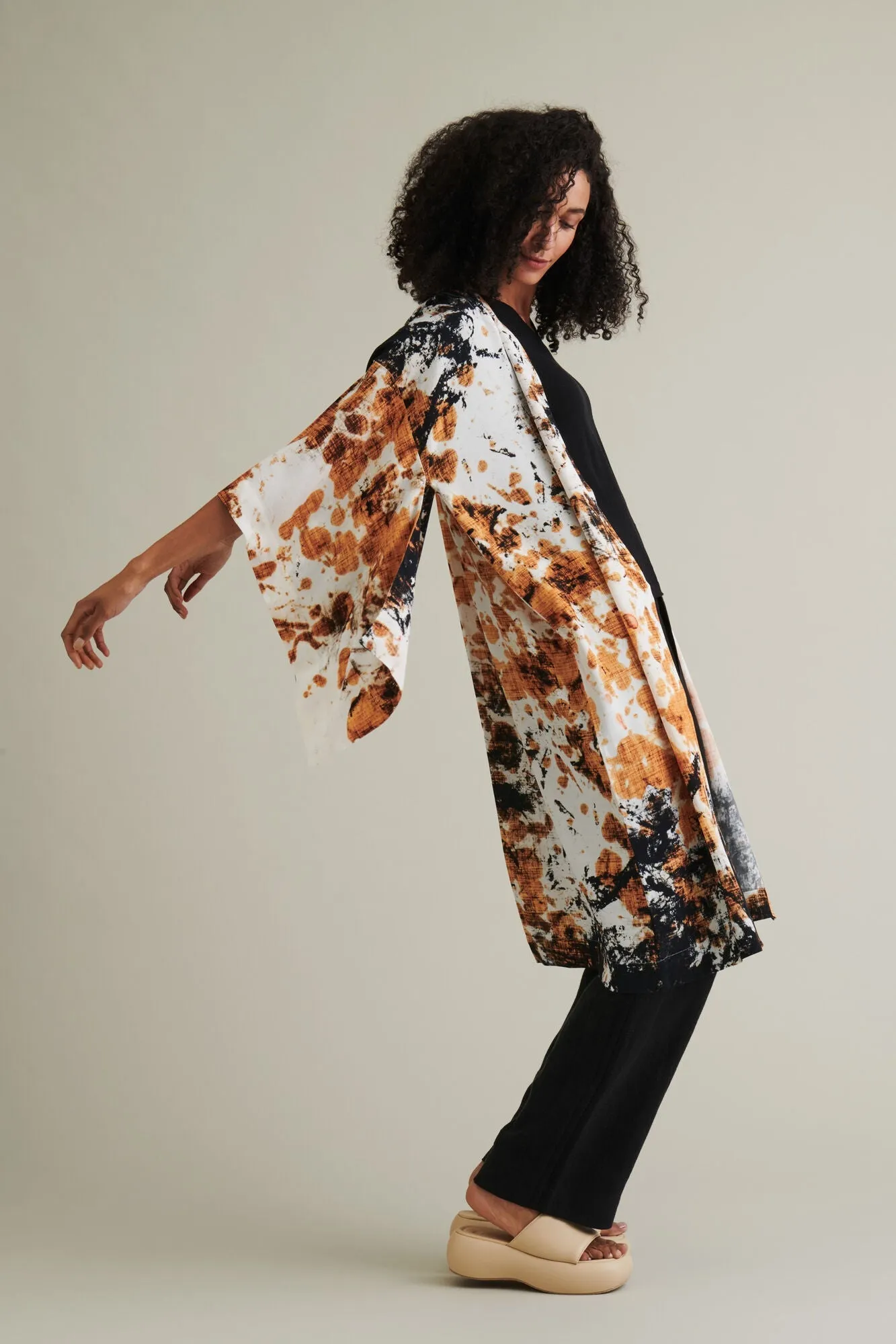 Framtiden Kimono Long Orange