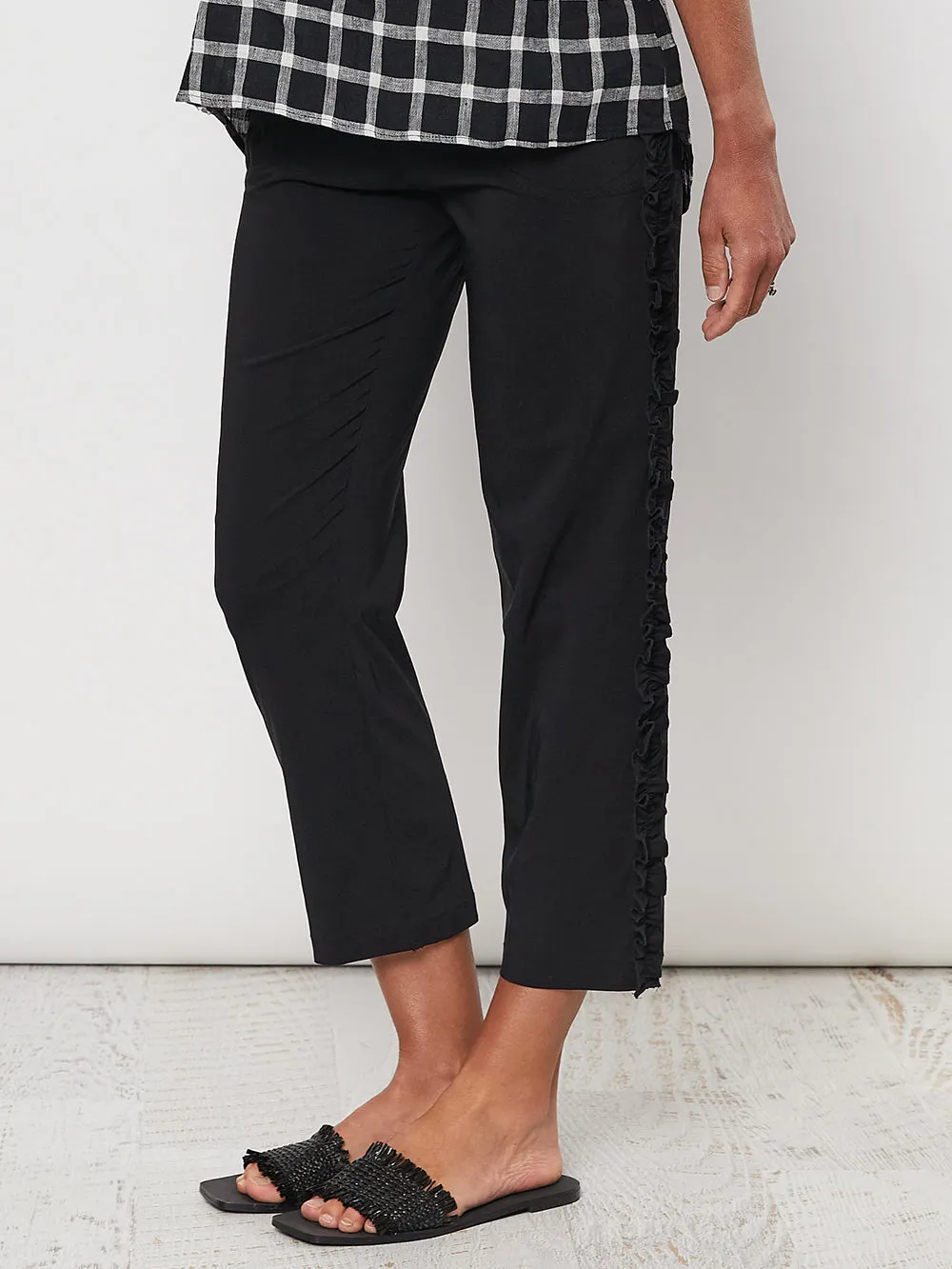 Frilled Side Detail Pant