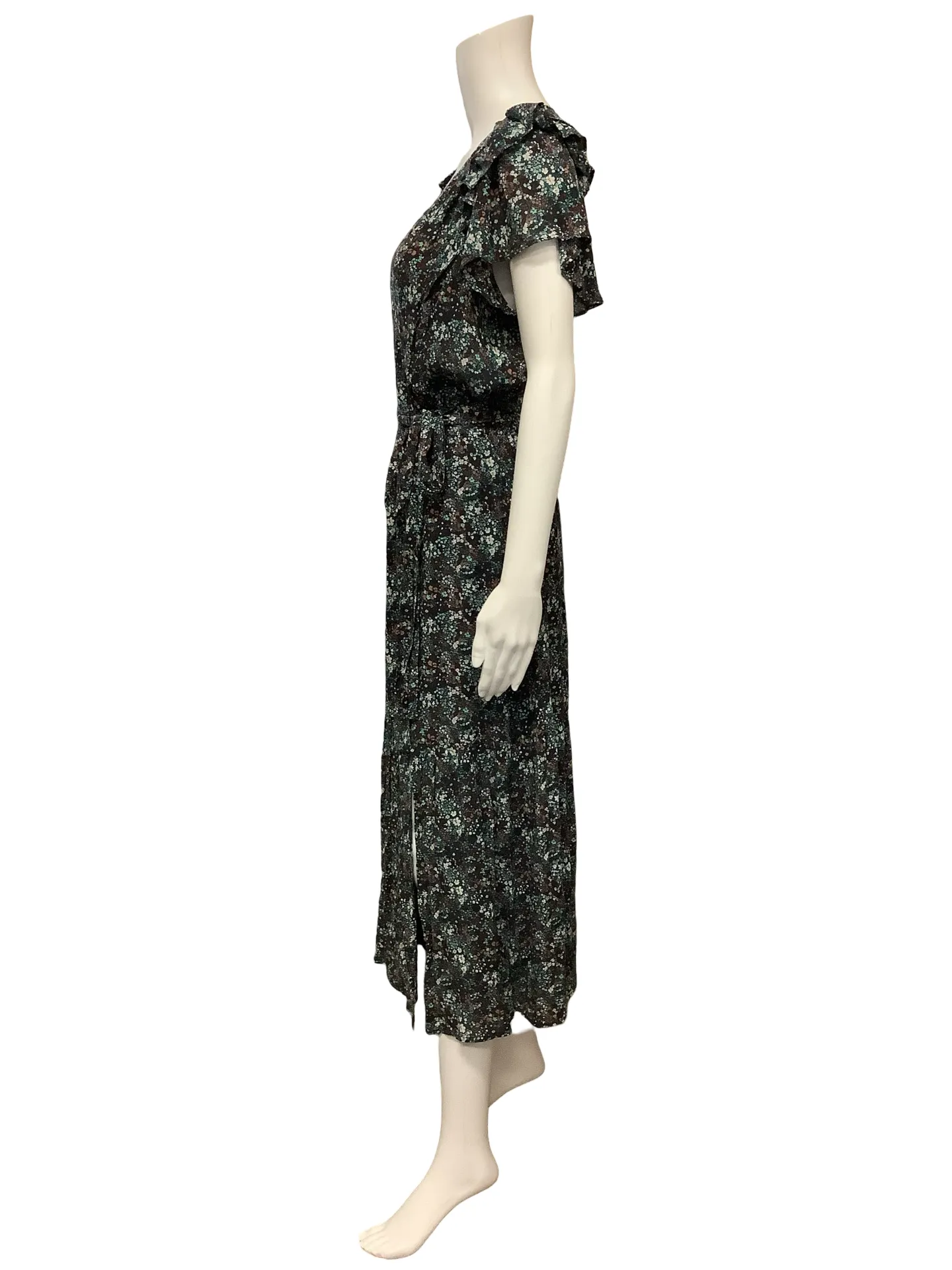 Gentle Fawn Floral Print Maxi Dress Size: S