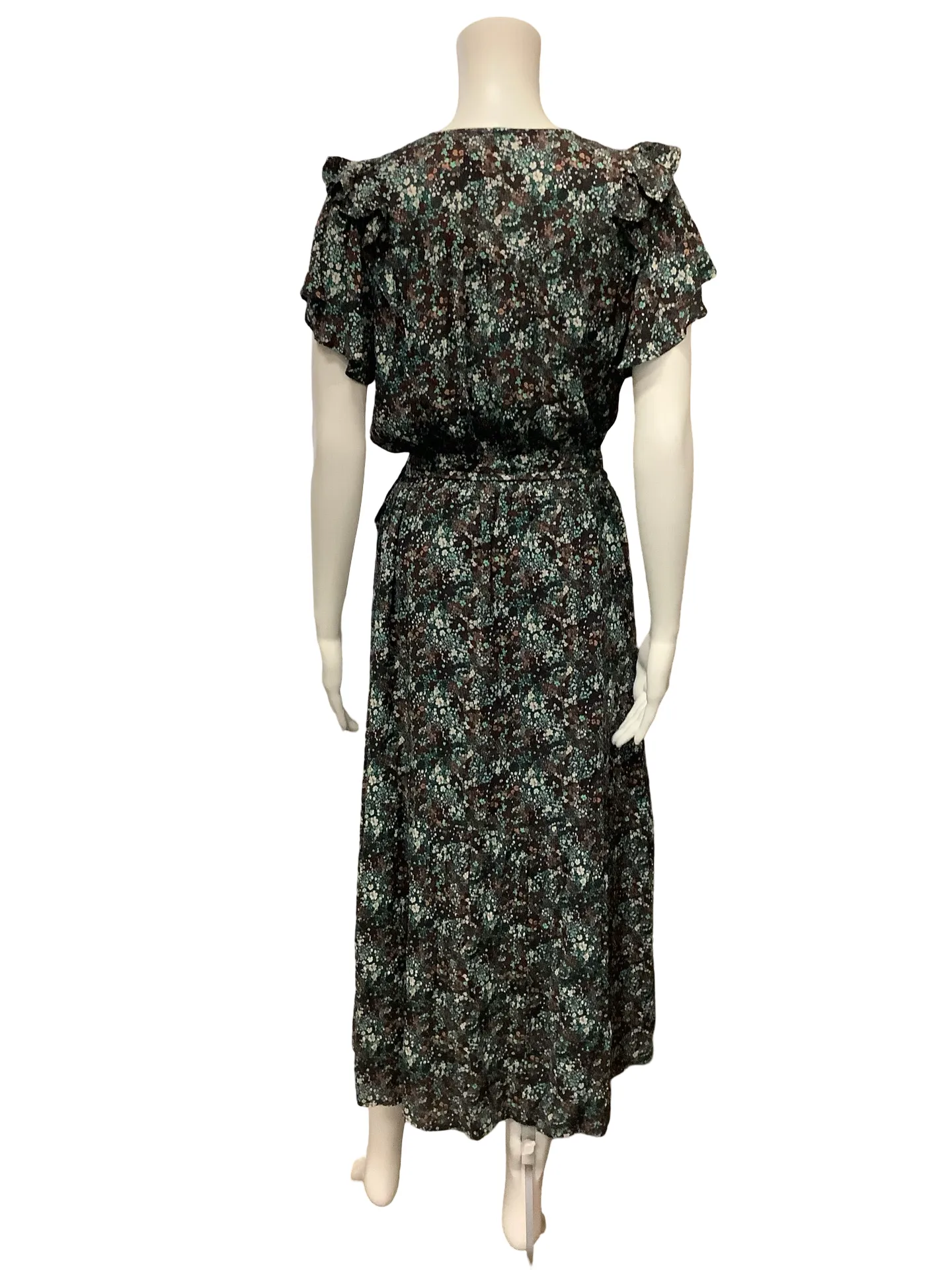 Gentle Fawn Floral Print Maxi Dress Size: S