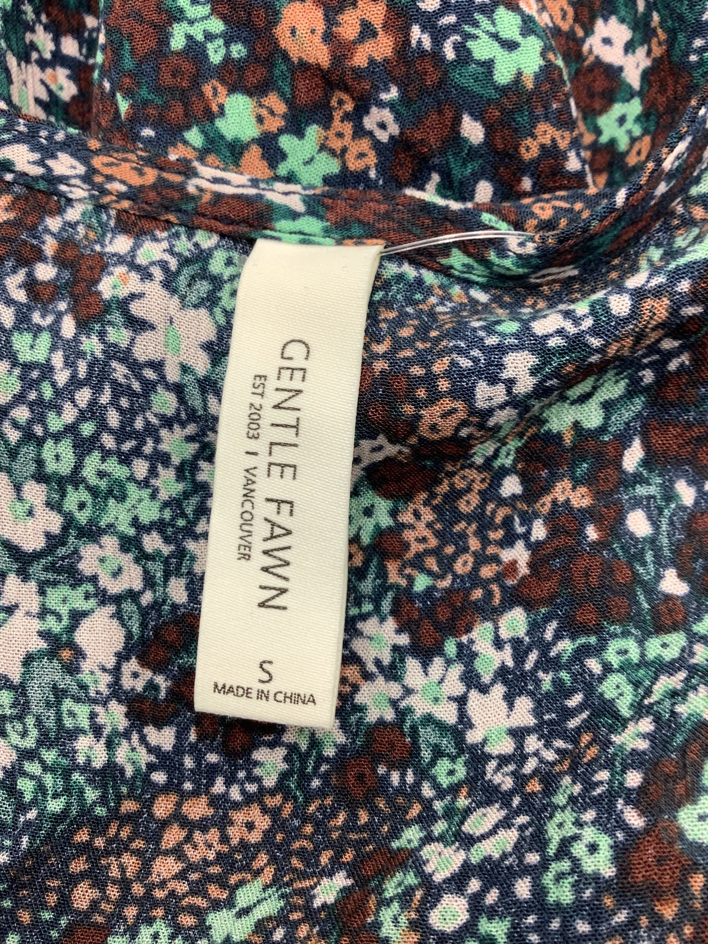 Gentle Fawn Floral Print Maxi Dress Size: S