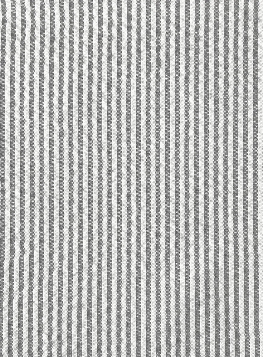 Gray Seersucker Suit