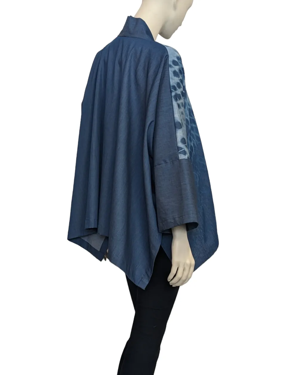 Indigo Crop Kimono