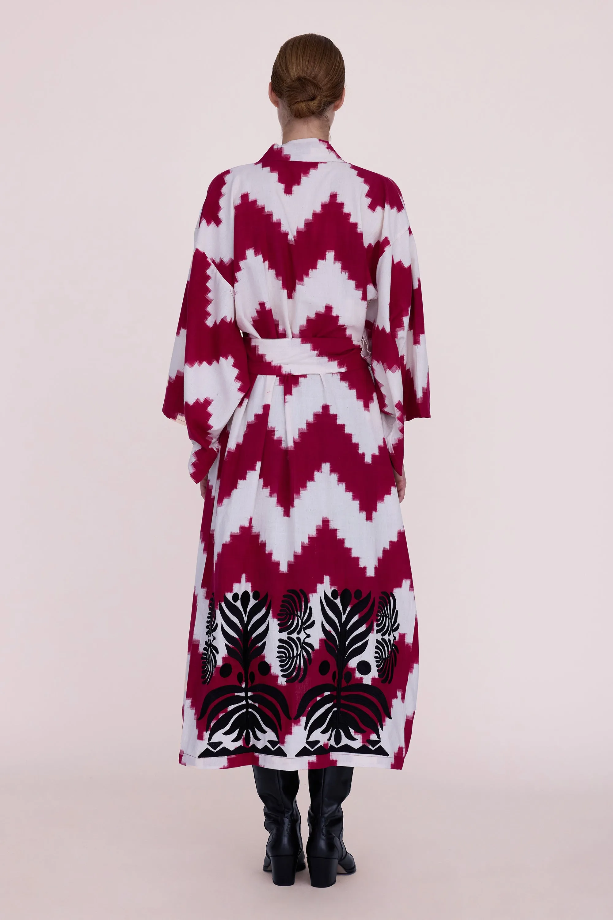 Jain Red Kimono