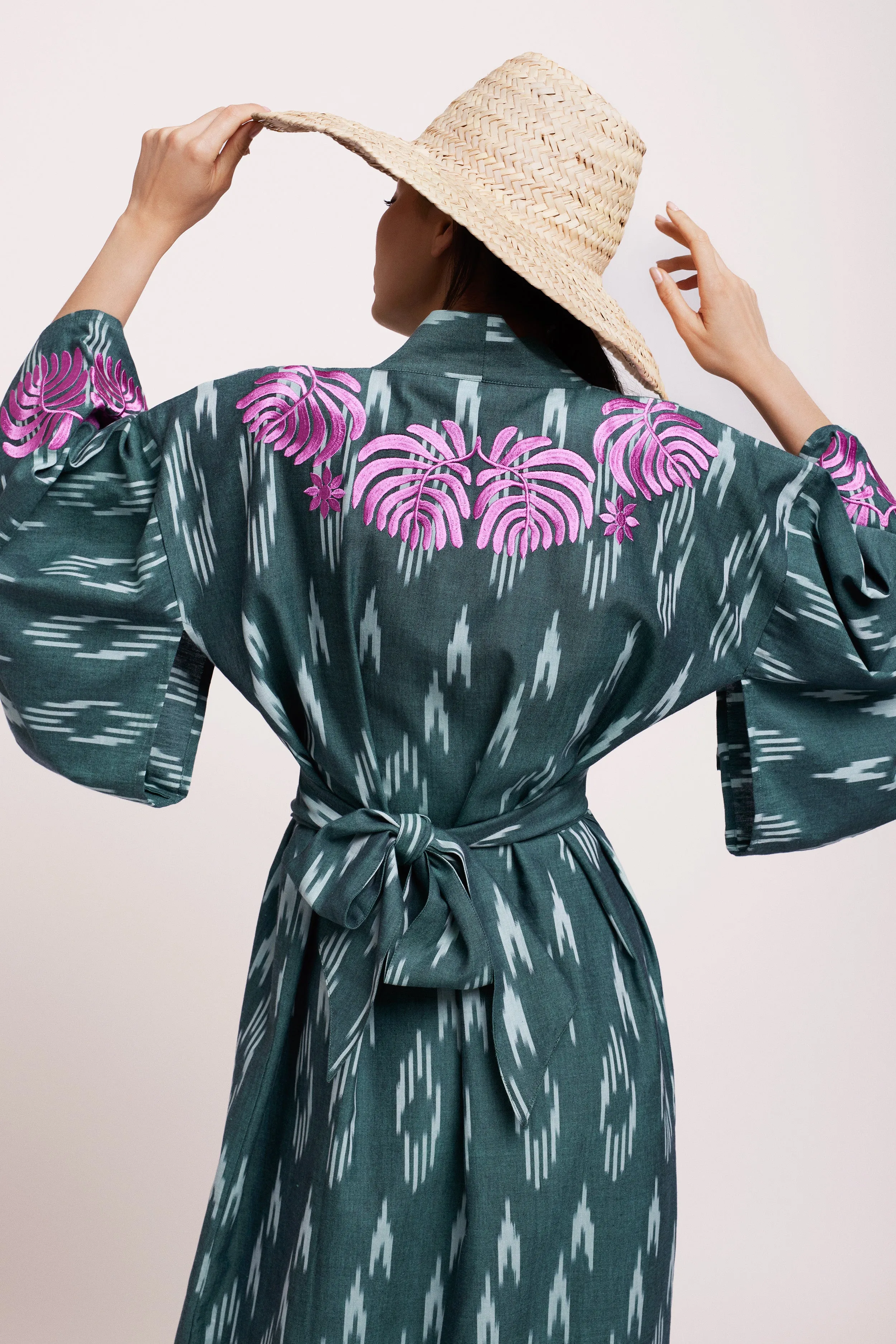 Jaisal Pink Kimono