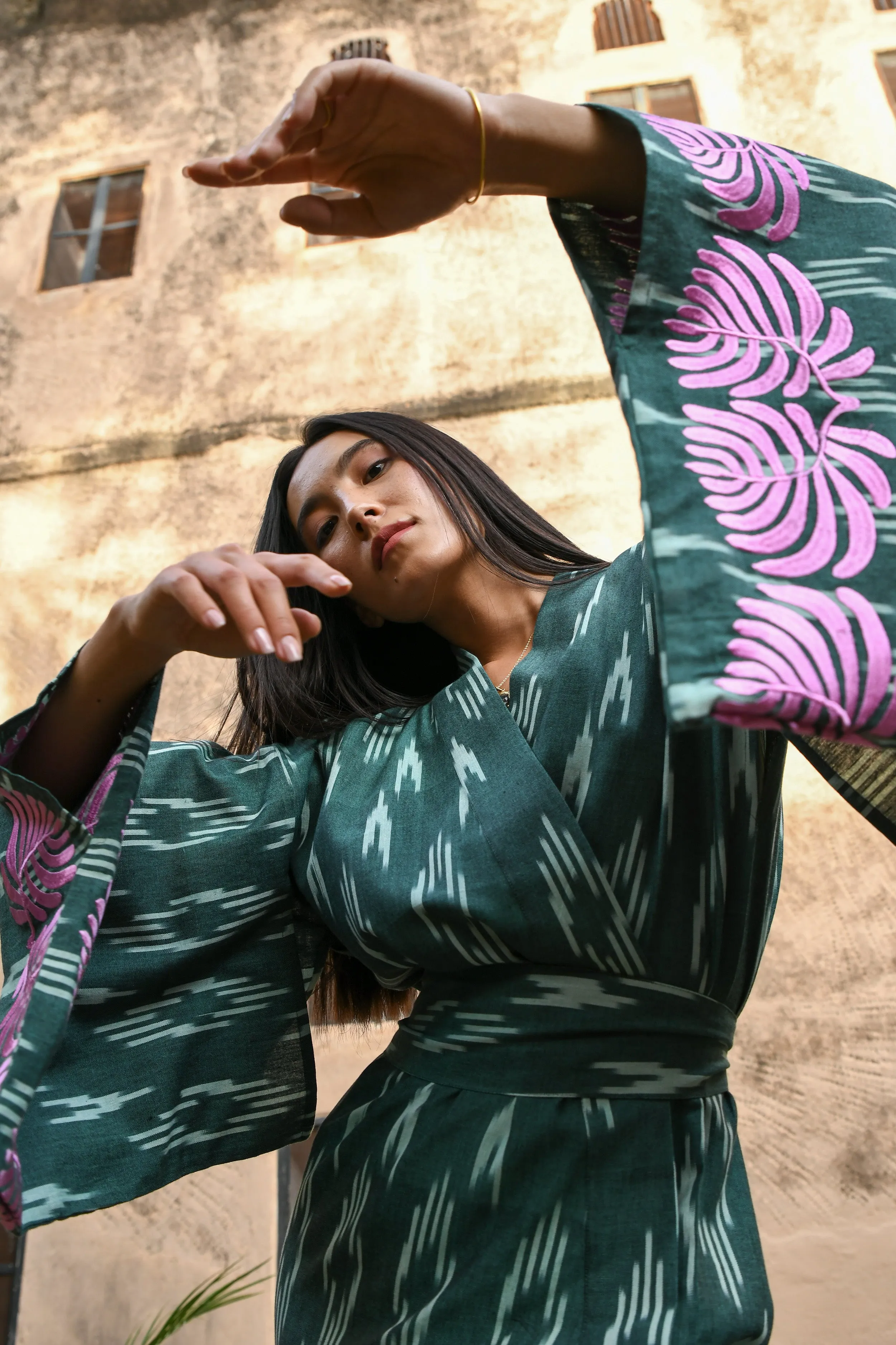 Jaisal Pink Kimono