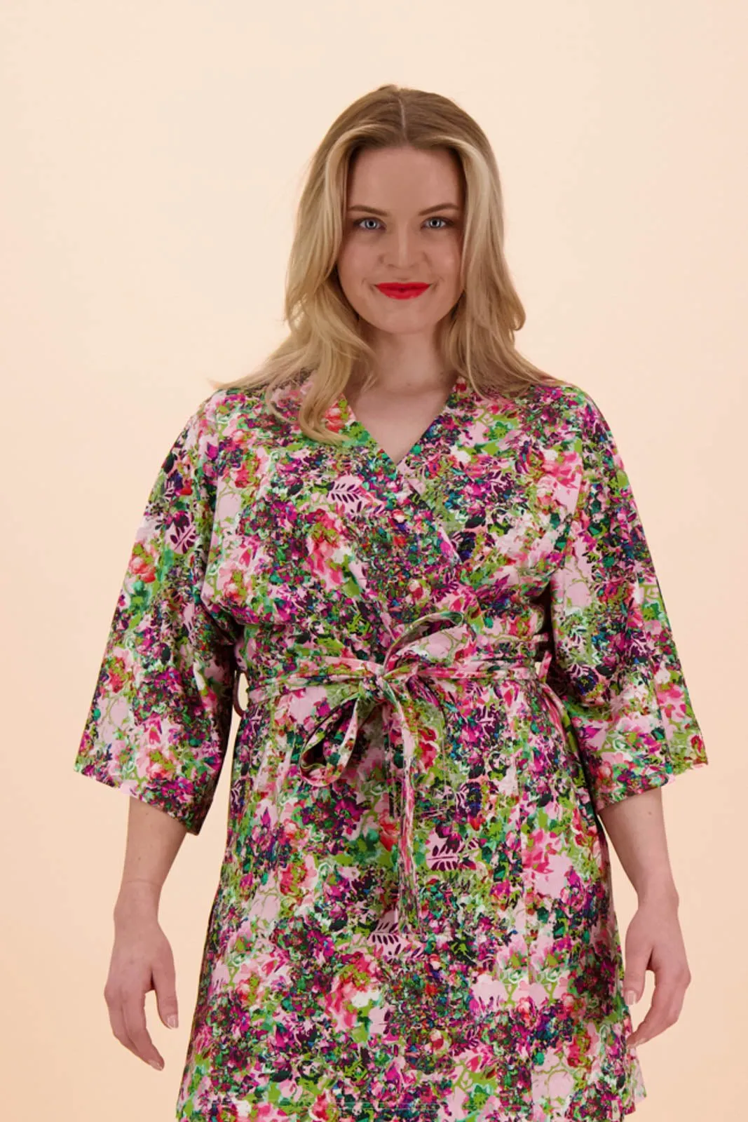 Kimono Blooming Forest Bright