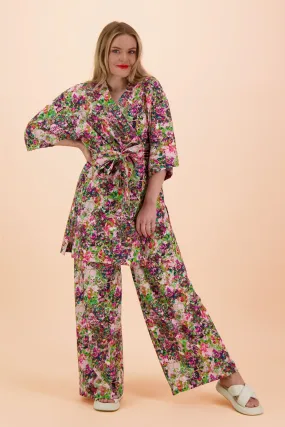Kimono Blooming Forest Bright