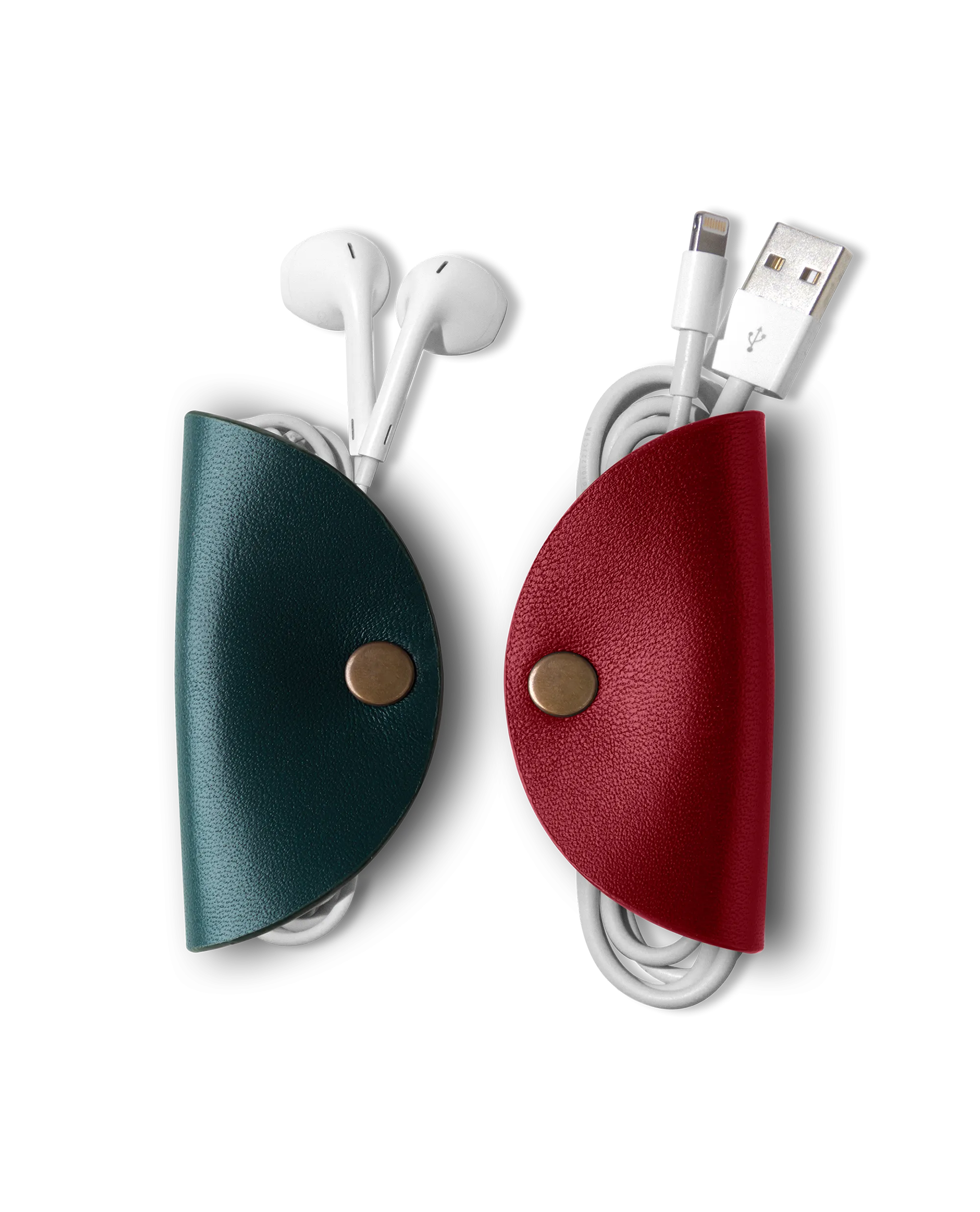 Kimono Cable Wrap (Red & Green) - Set of 2