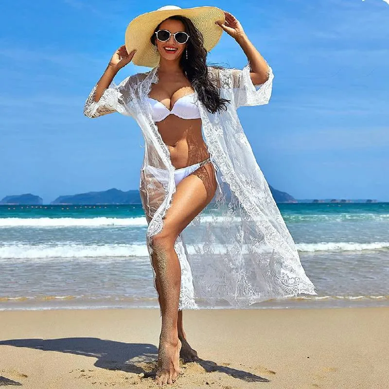 Kimono Plage Blanc
