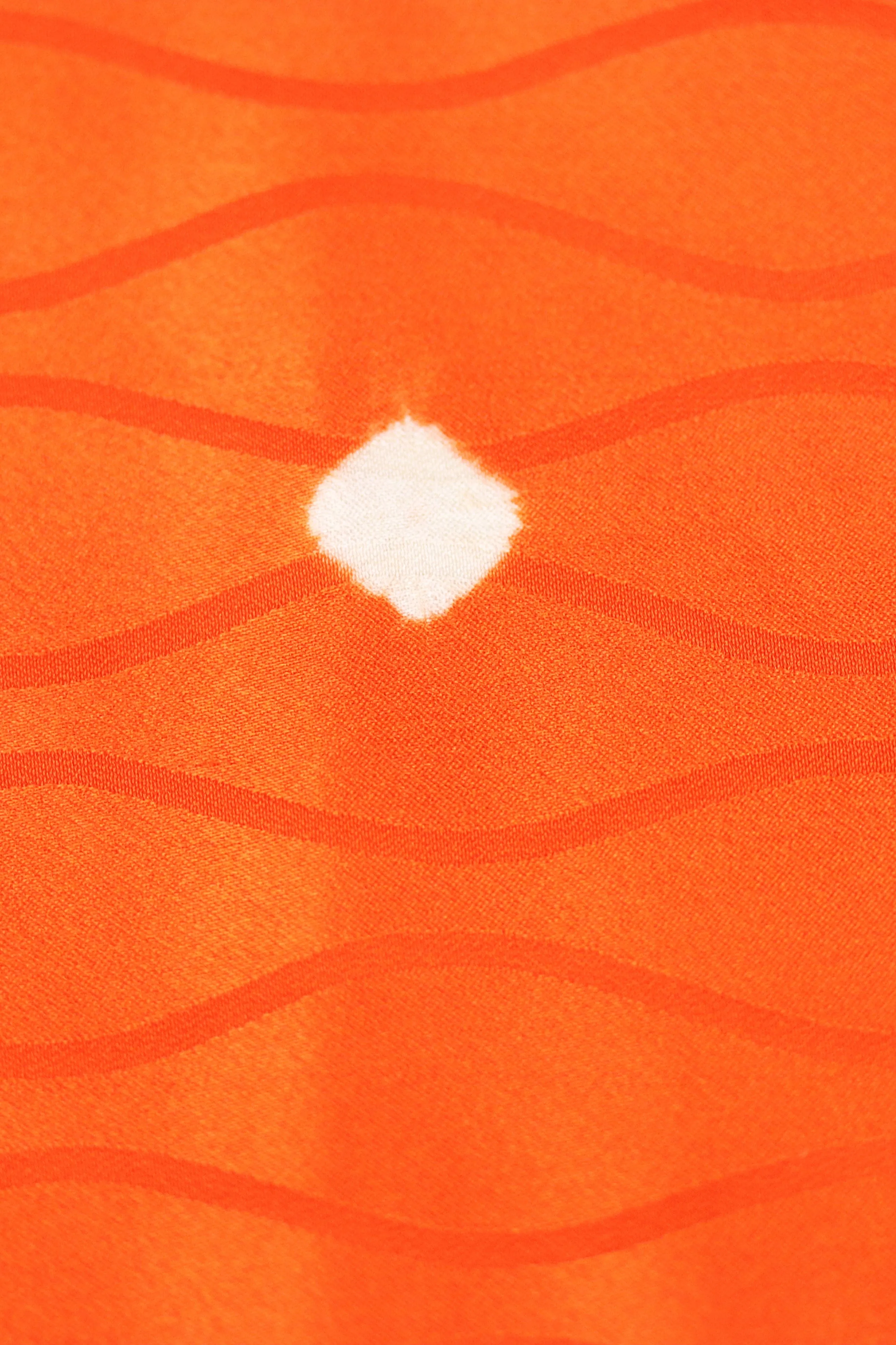 Kimono Tote- Brown x Neon Orange