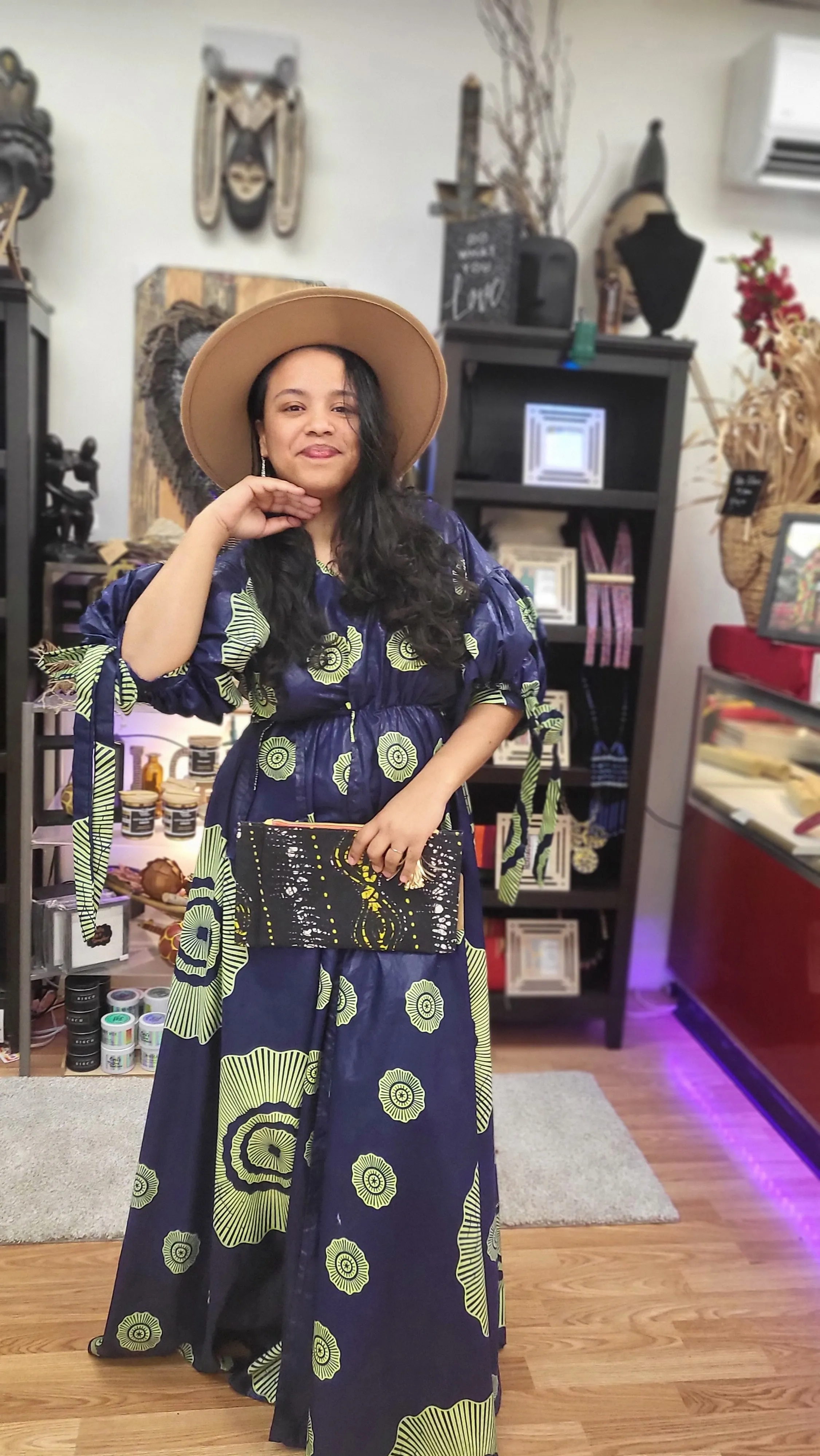 Kimono Wrap Dress | Long | Geri's Bluffing Boutique