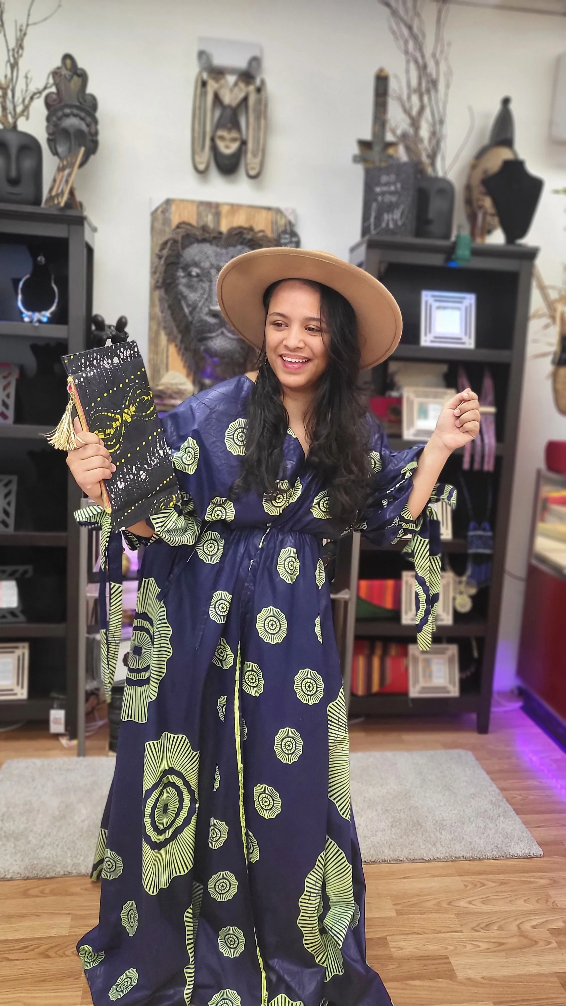 Kimono Wrap Dress | Long | Geri's Bluffing Boutique