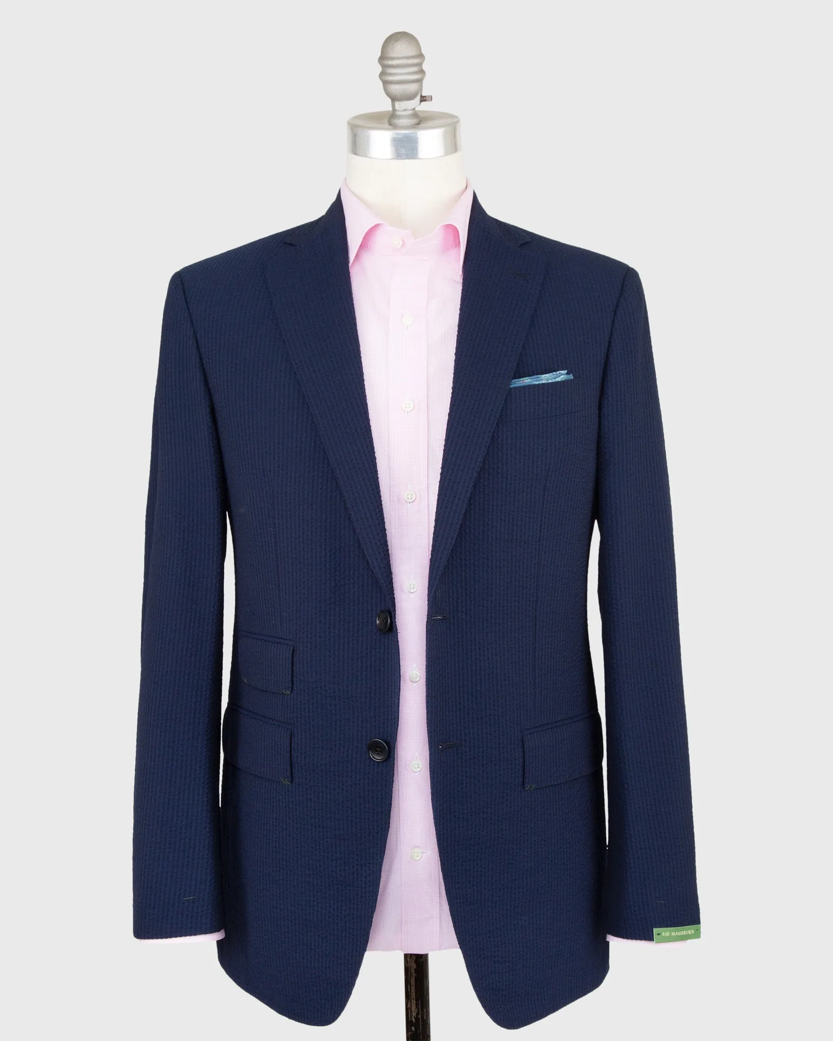 Kincaid No. 3 Suit in Navy Seersucker