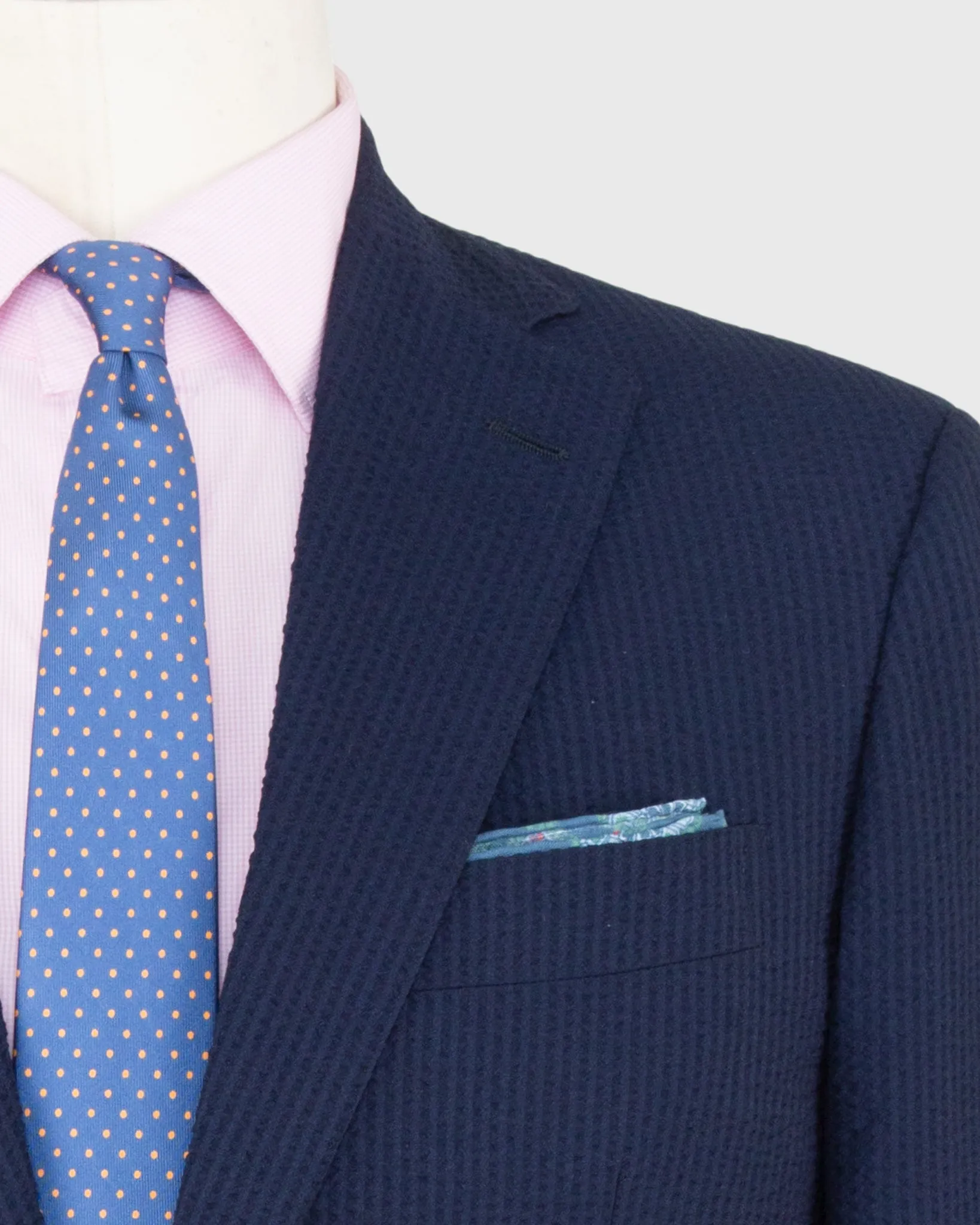 Kincaid No. 3 Suit in Navy Seersucker