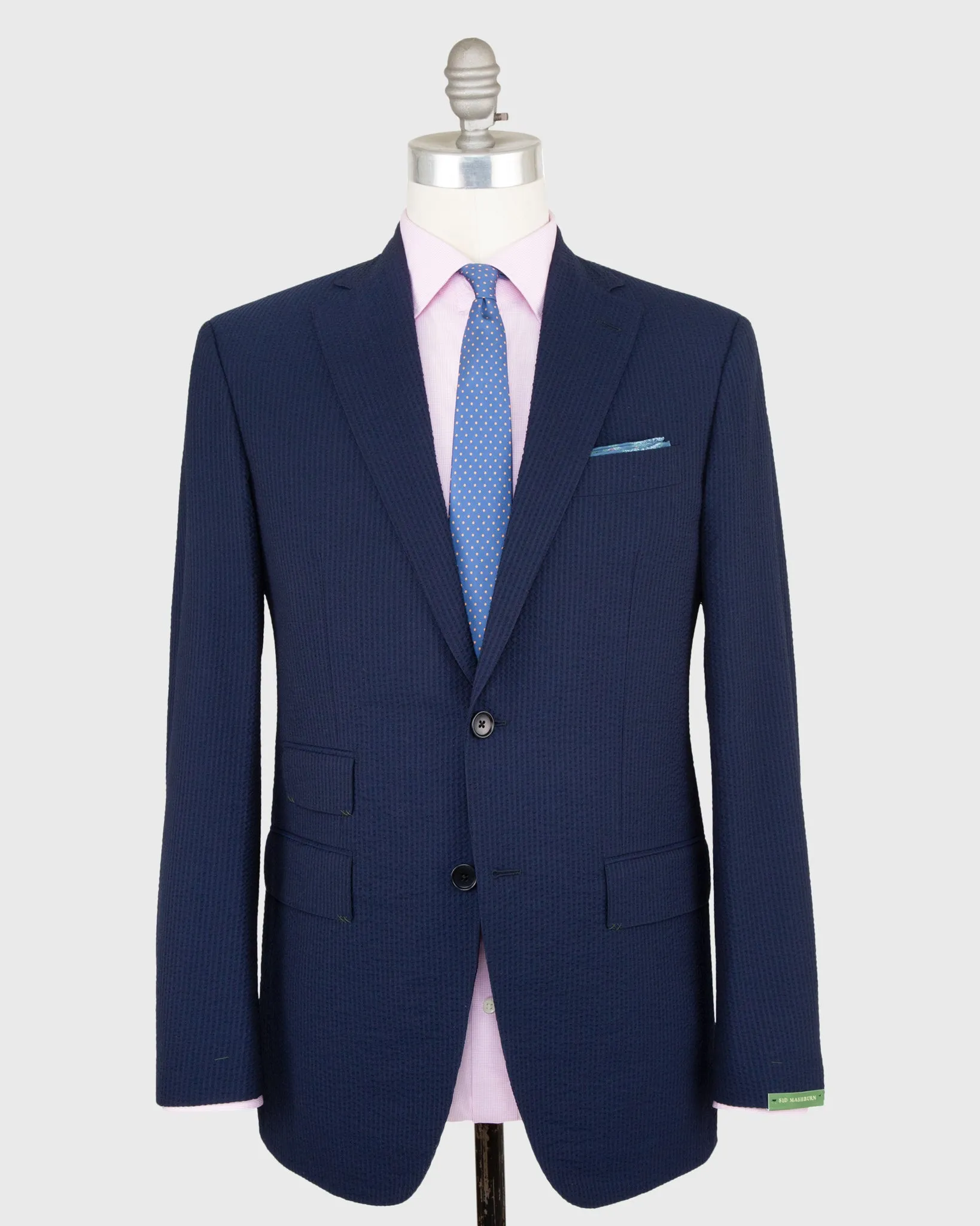 Kincaid No. 3 Suit in Navy Seersucker