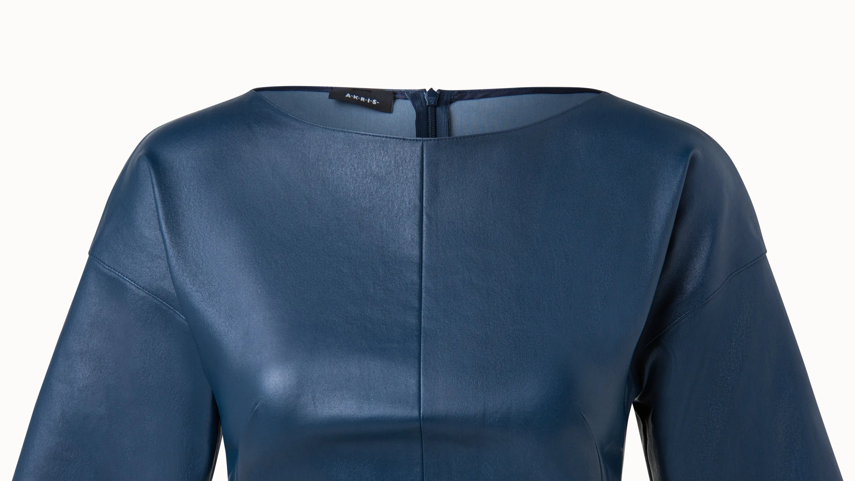 Lamb Nappa Stretch Leather Blouse