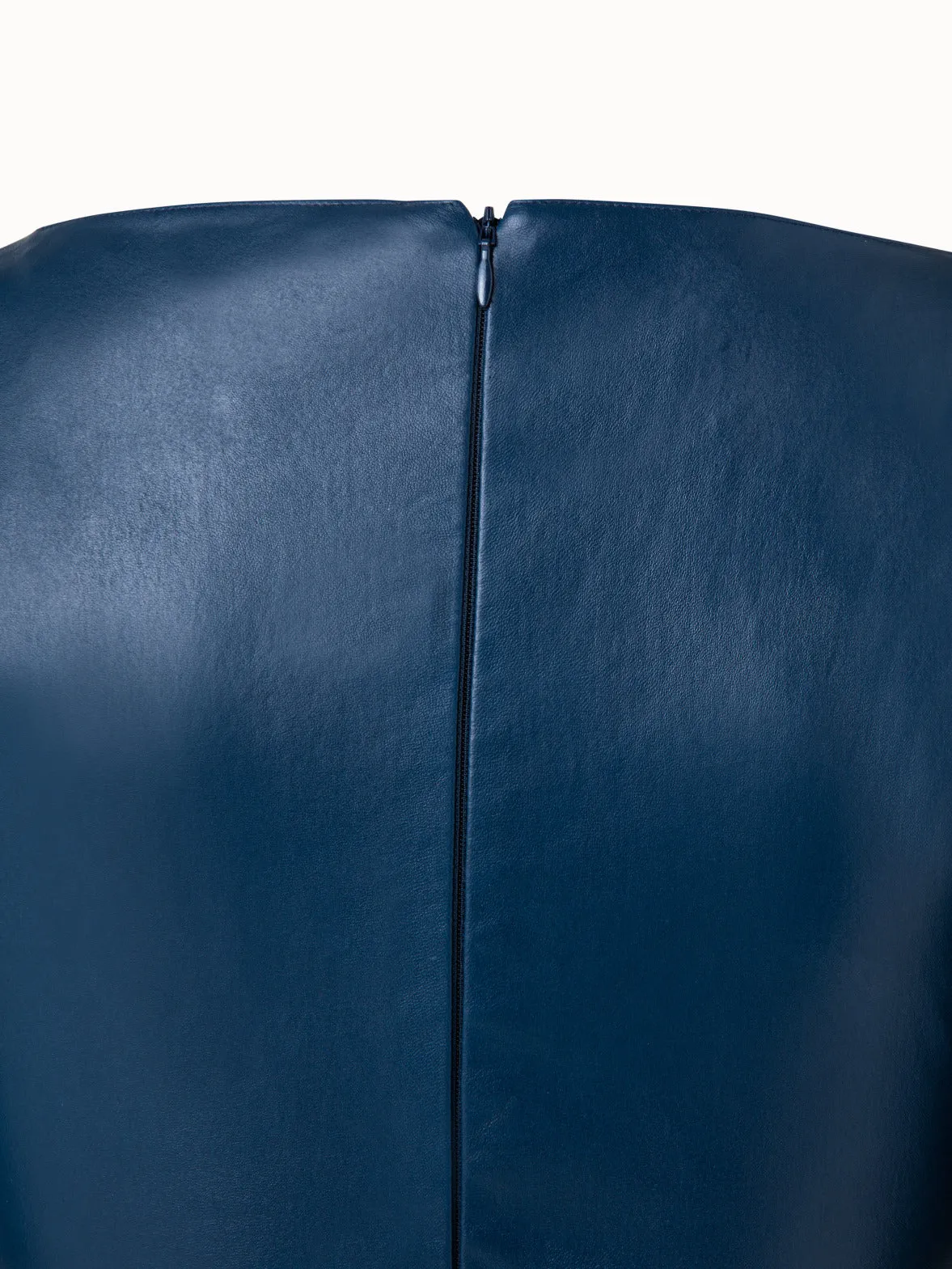 Lamb Nappa Stretch Leather Blouse