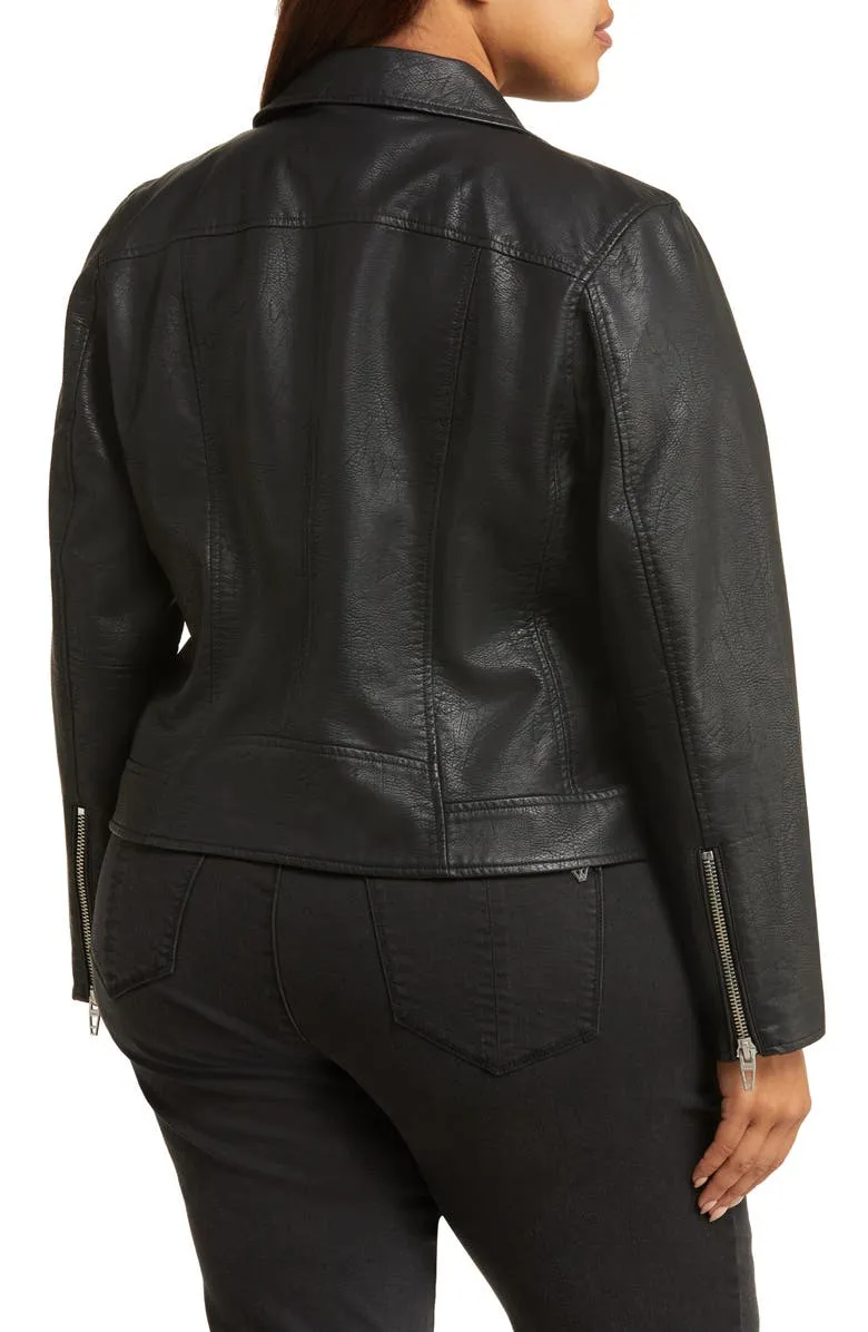 Lifechanger Faux Leather Moto Jacket