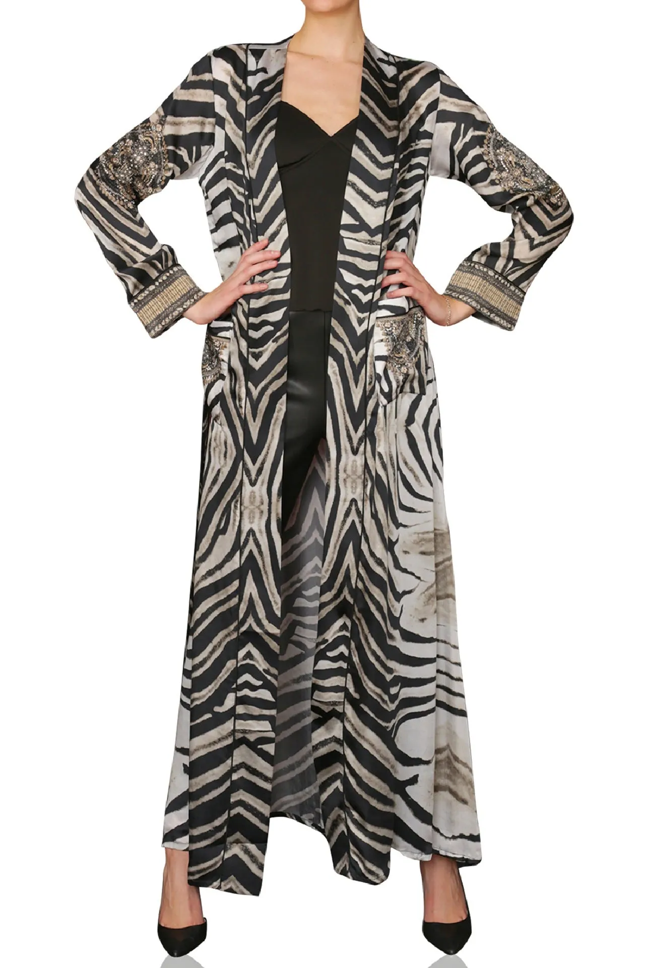 Long Kimono Robe Womens